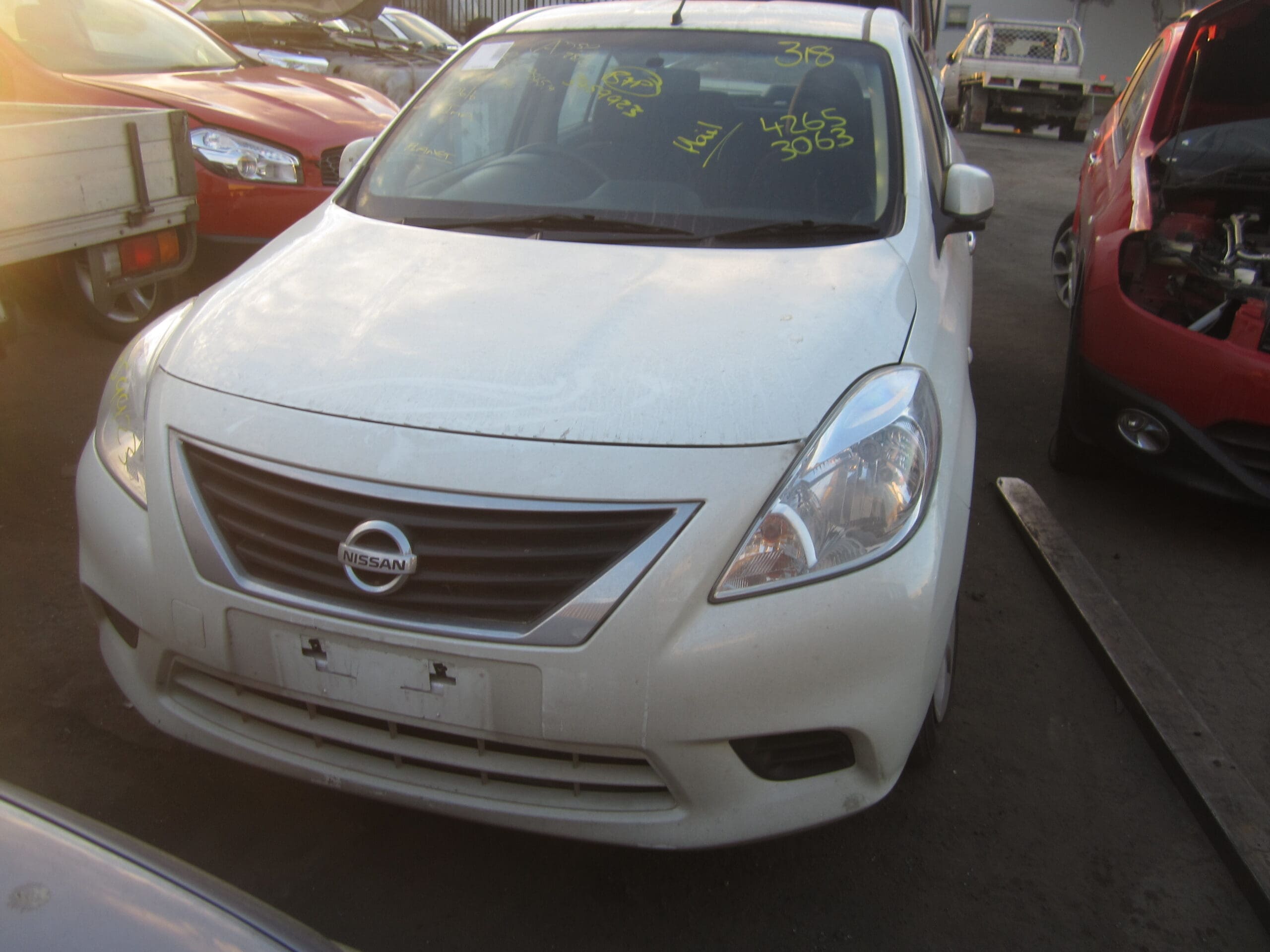 NISSAN ALMERA N17 ST SEDAN 2012 WRECKING