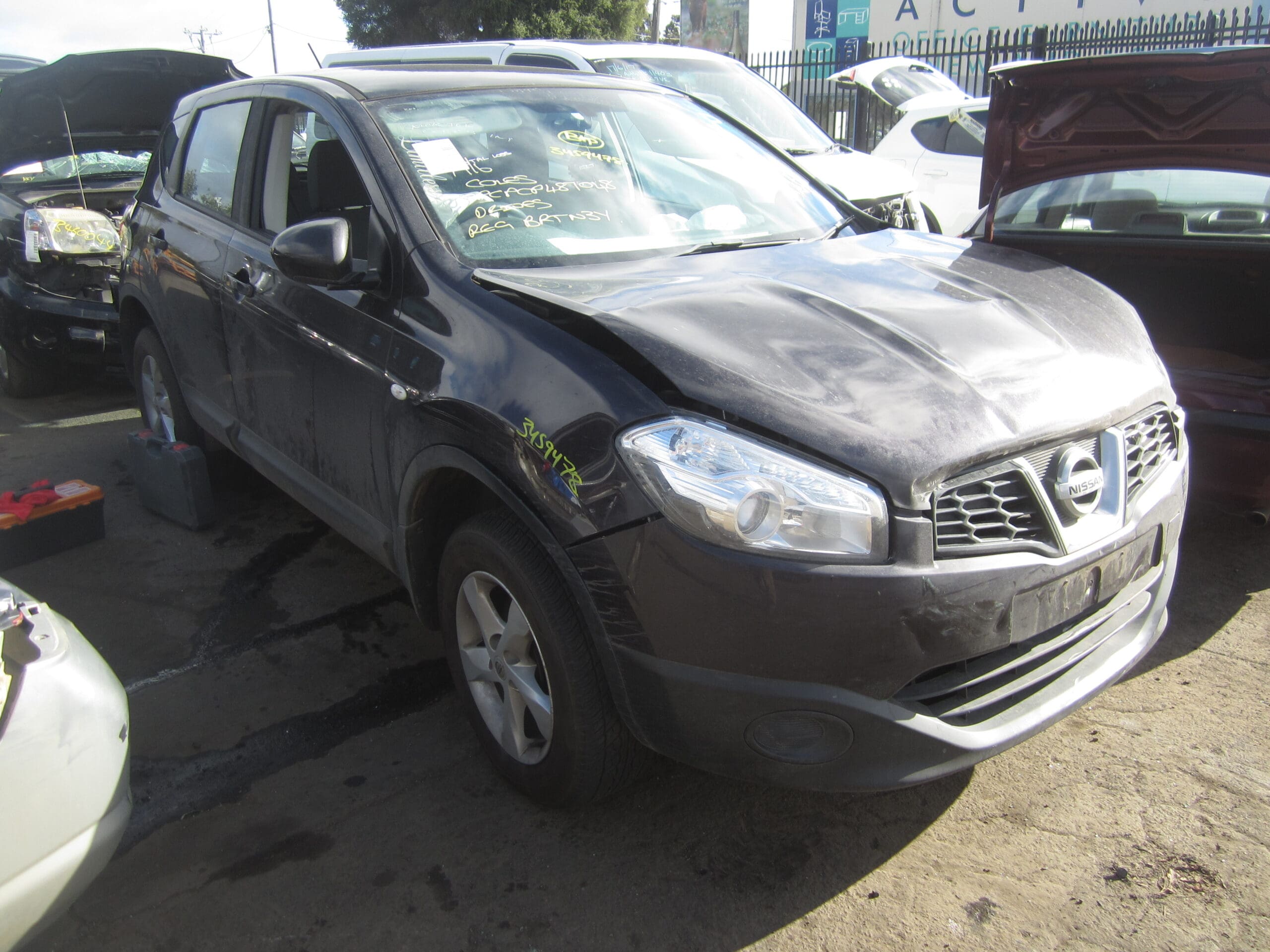NISSAN DUALIS J10 ST PETROL AUTO CVT 2012 WRECKING