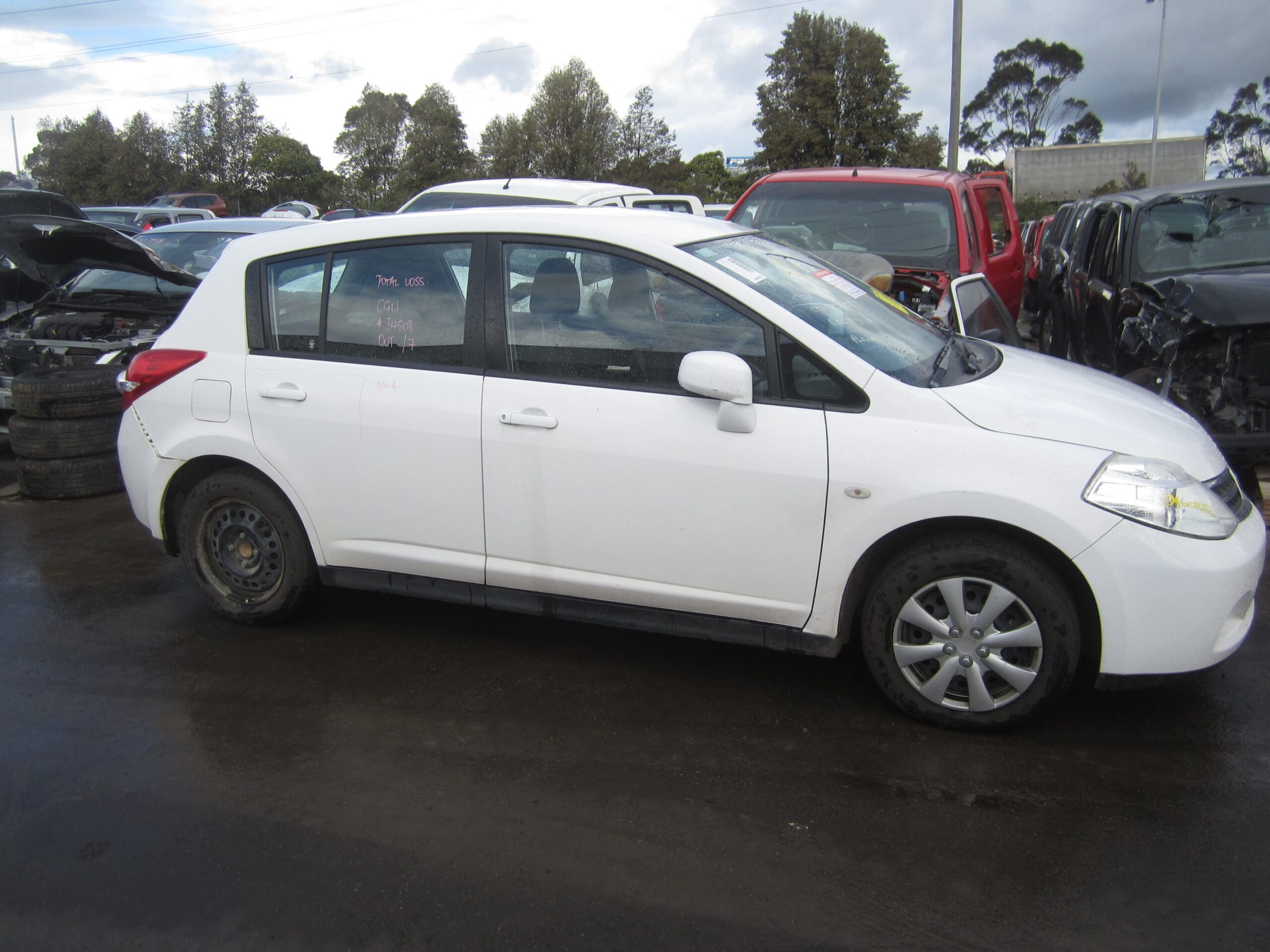 NISSAN TIIDA C11 ST HATCH 2008 WRECKING