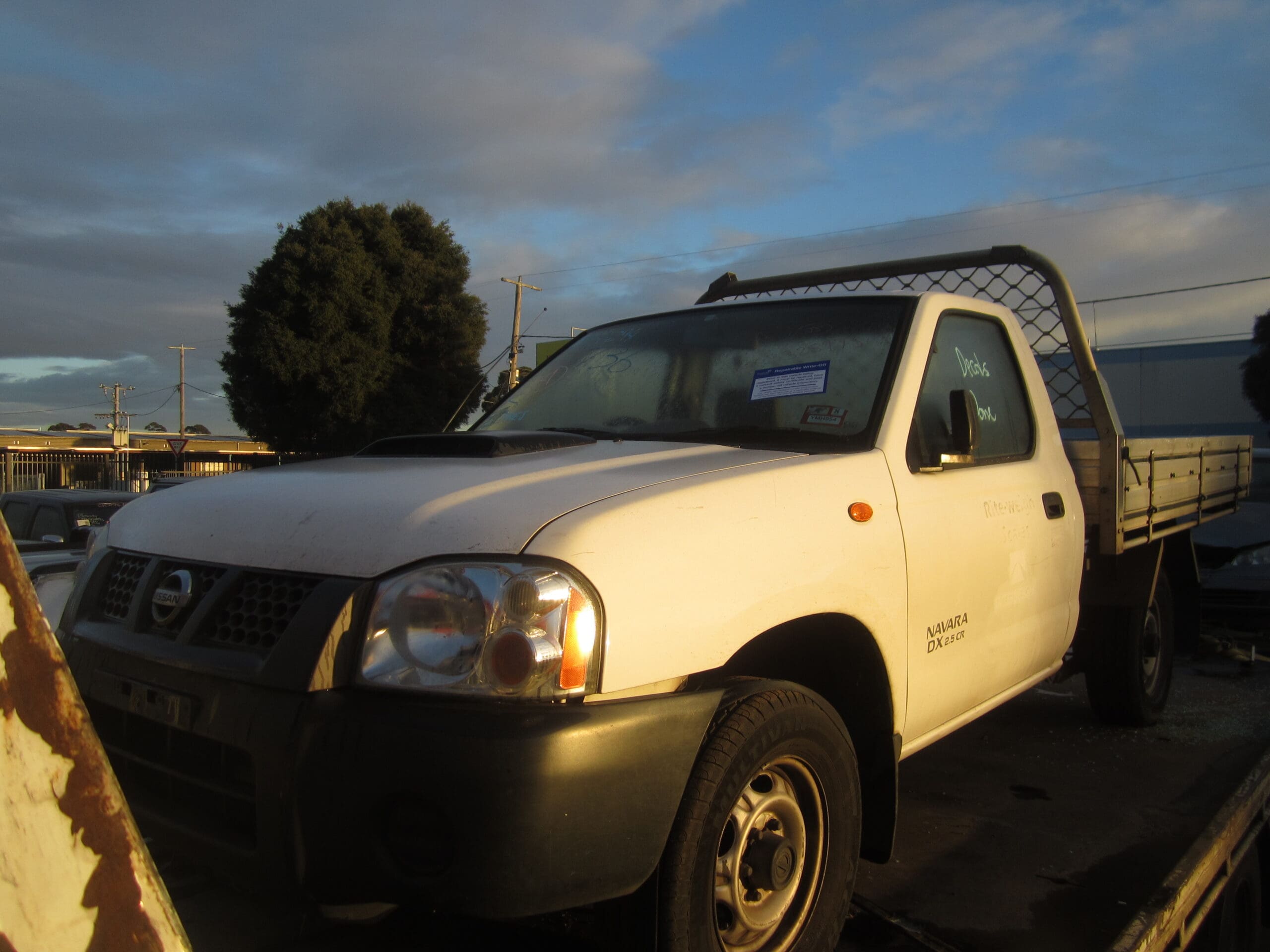 NISSAN NAVARA D22 DX SINGLE CAB YD25 2WD 2009 WRECKING