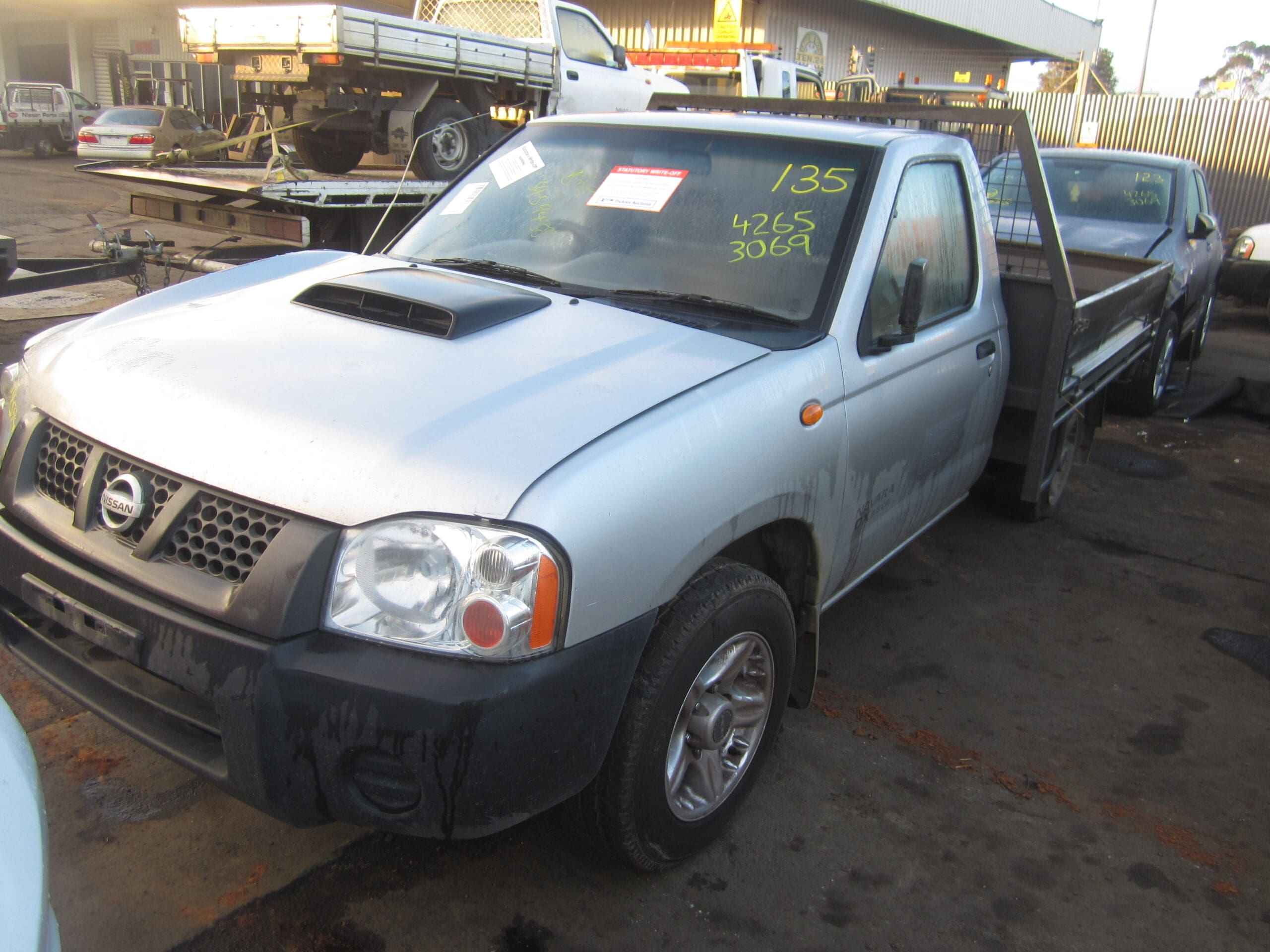NISSAN NAVARA D22 SINGLE CAB YD25 DIESEL 2008 WRECKING