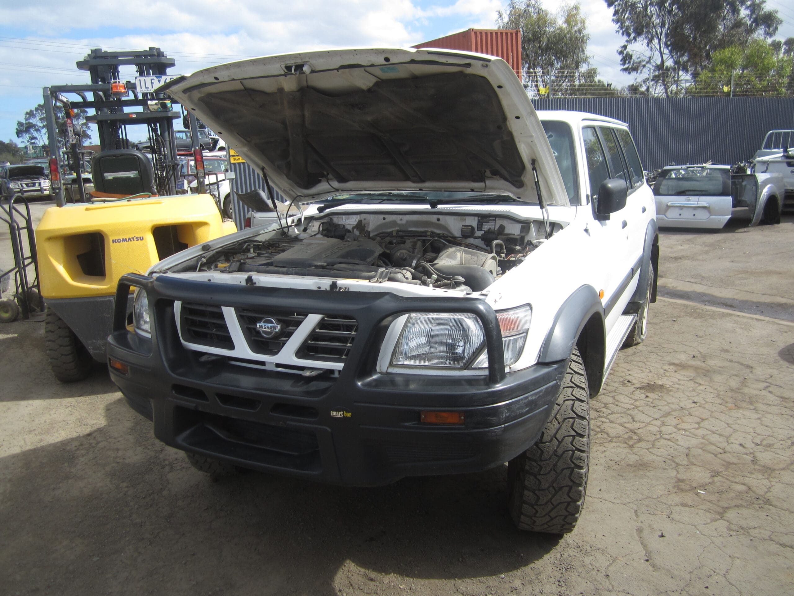 NISSAN PATROL Y61 GU WAGON TB45 PETROL 1999 WRECKING