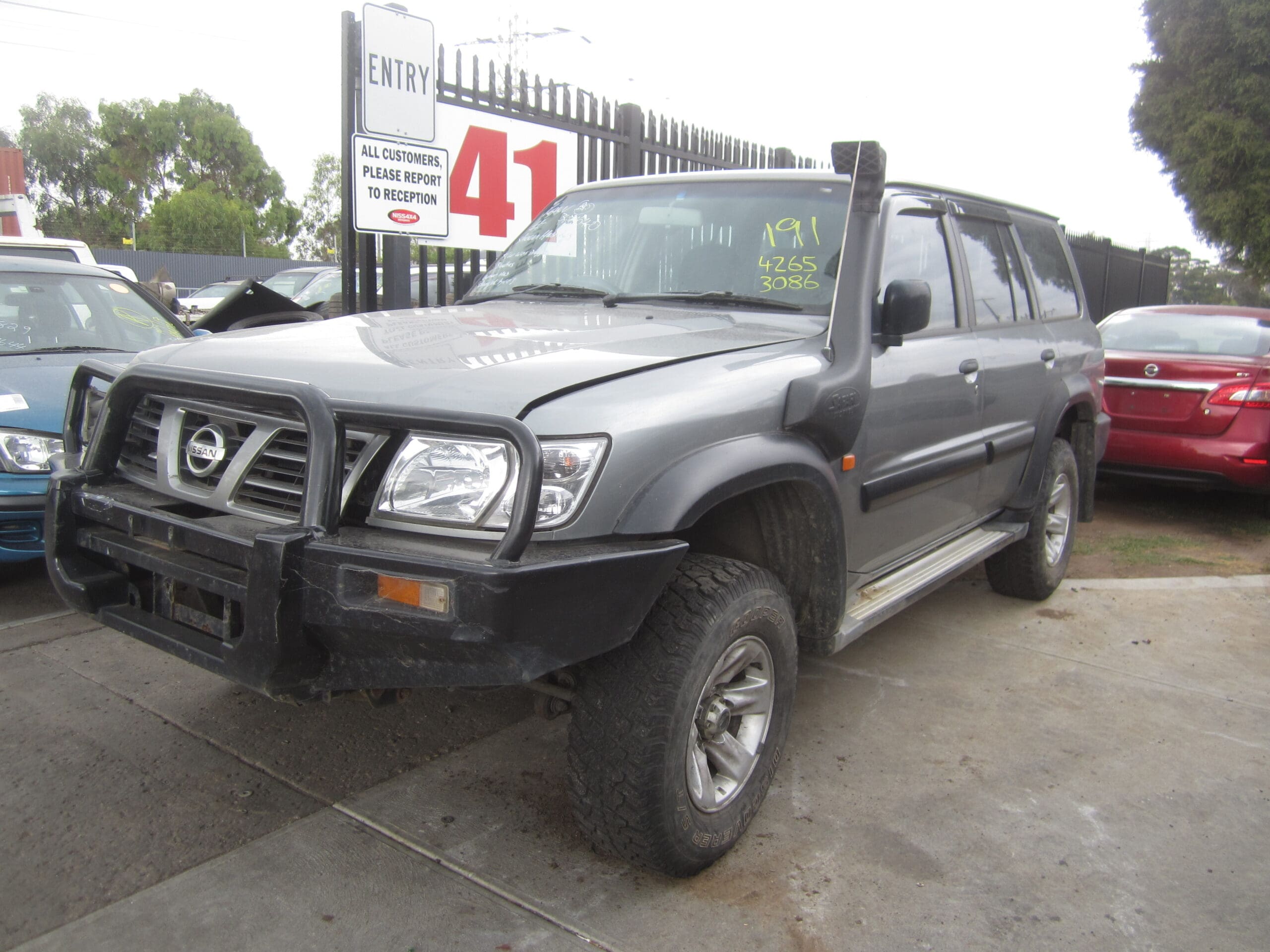 NISSAN PATROL Y61 GU WAGON TB48 PETROL 2003 WRECKING