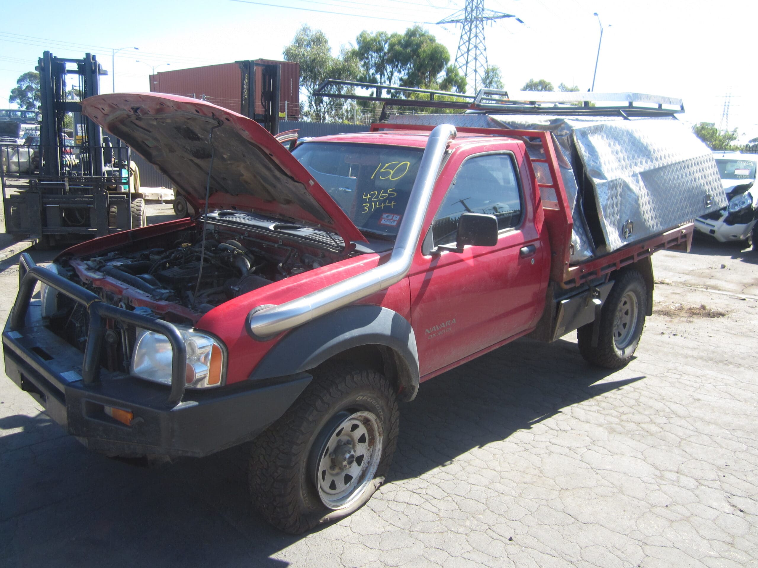 NISSAN NAVARA D22 ZD30 4X4 SINGLE CAB 2005 WRECKING