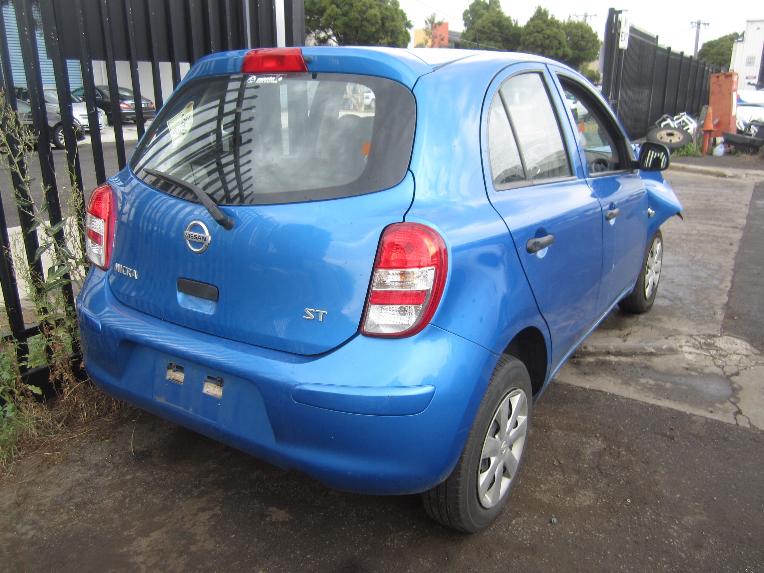 NISSAN MICRA K13 ST AUTO 2012 WRECKING