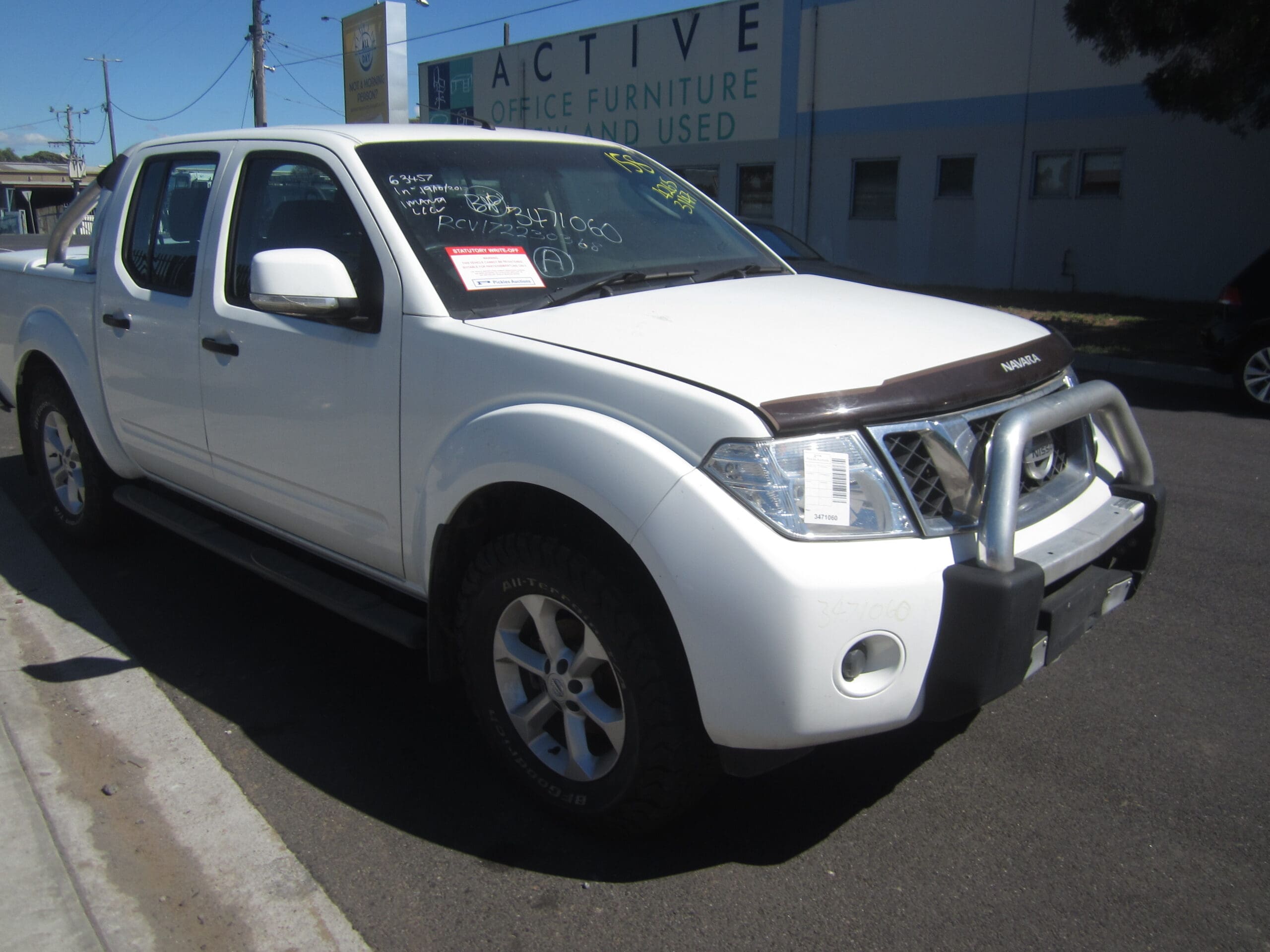 NISSAN NAVARA D40 VSK YD25 DIESEL 2014 WRECKING