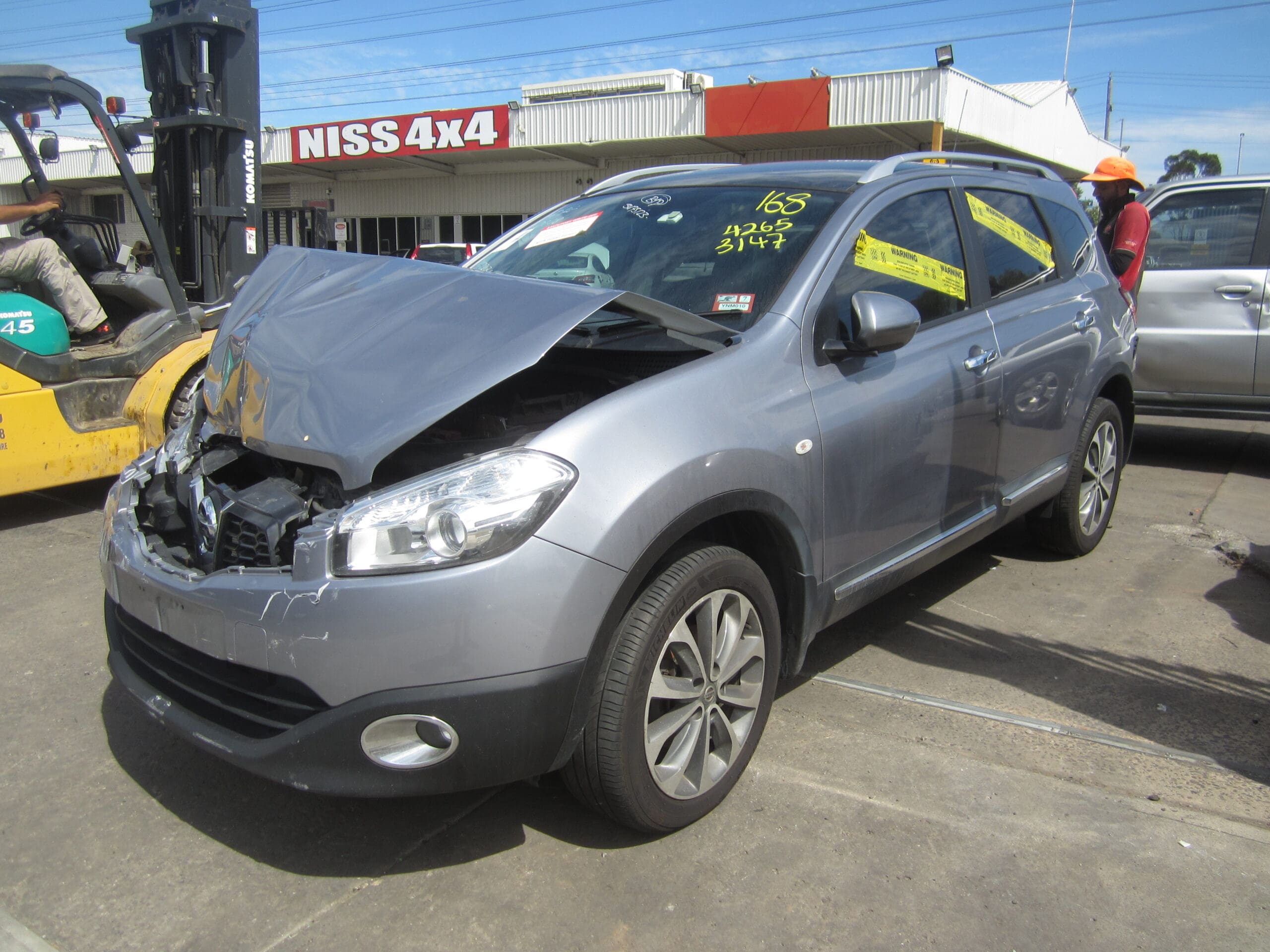NISSAN DUALIS J10 +2 TI 7 SEAT 2013 WRECKING