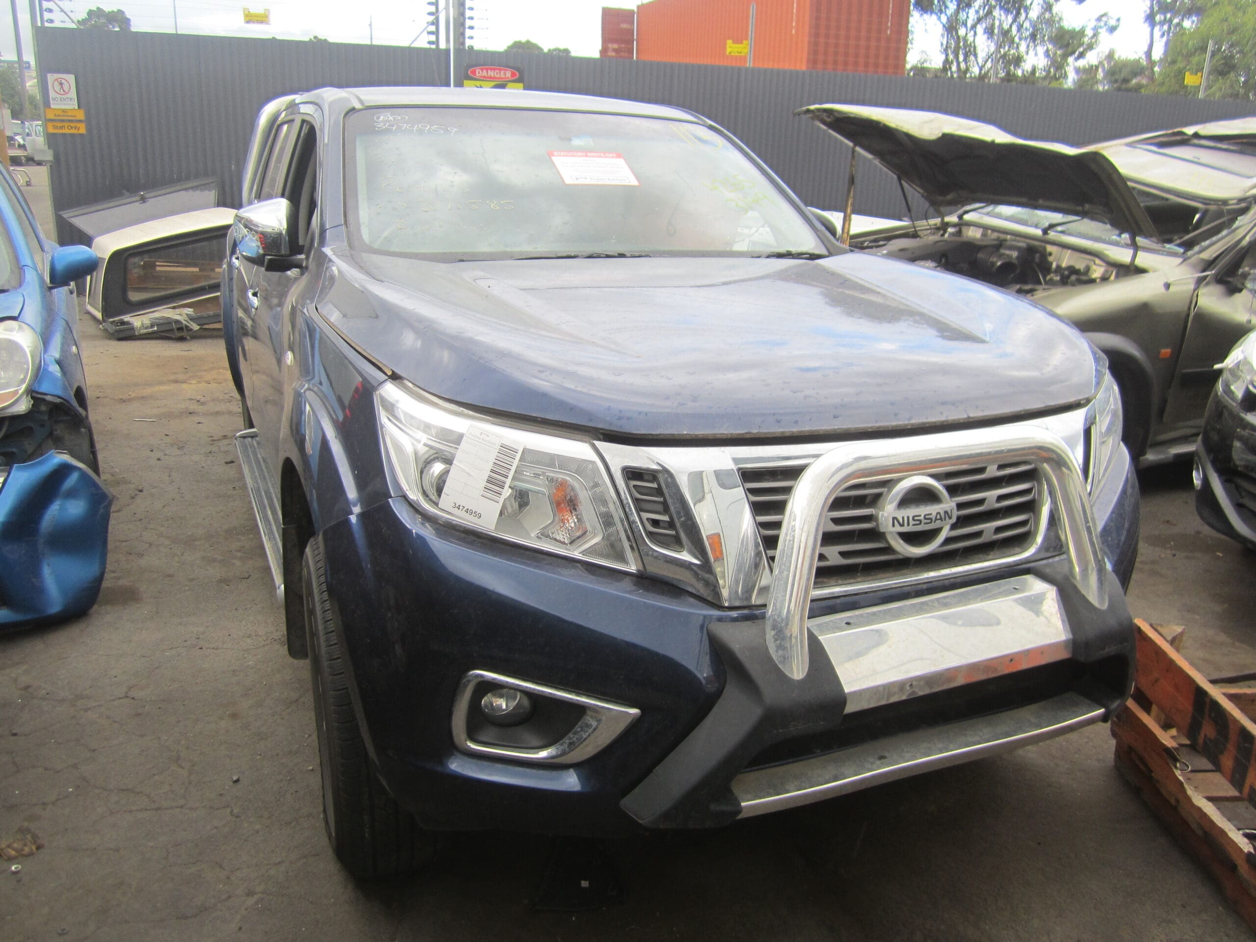 NISSAN NAVARA D23 NP300 2.3 TURBO DIESEL 2015 WRECKING