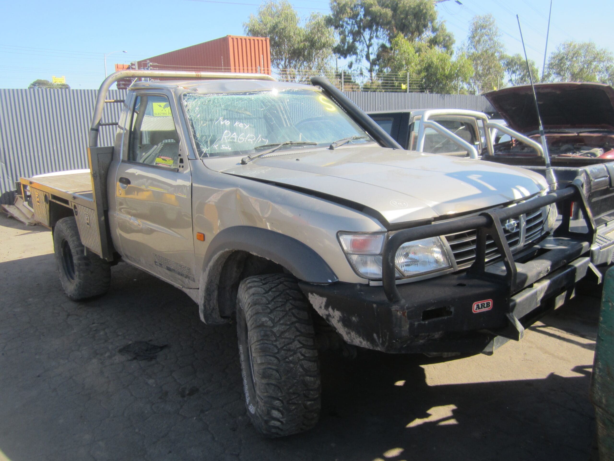 NISSAN PATROL Y61 UTE TD42 TURBO DIESEL 2002 WRECKING