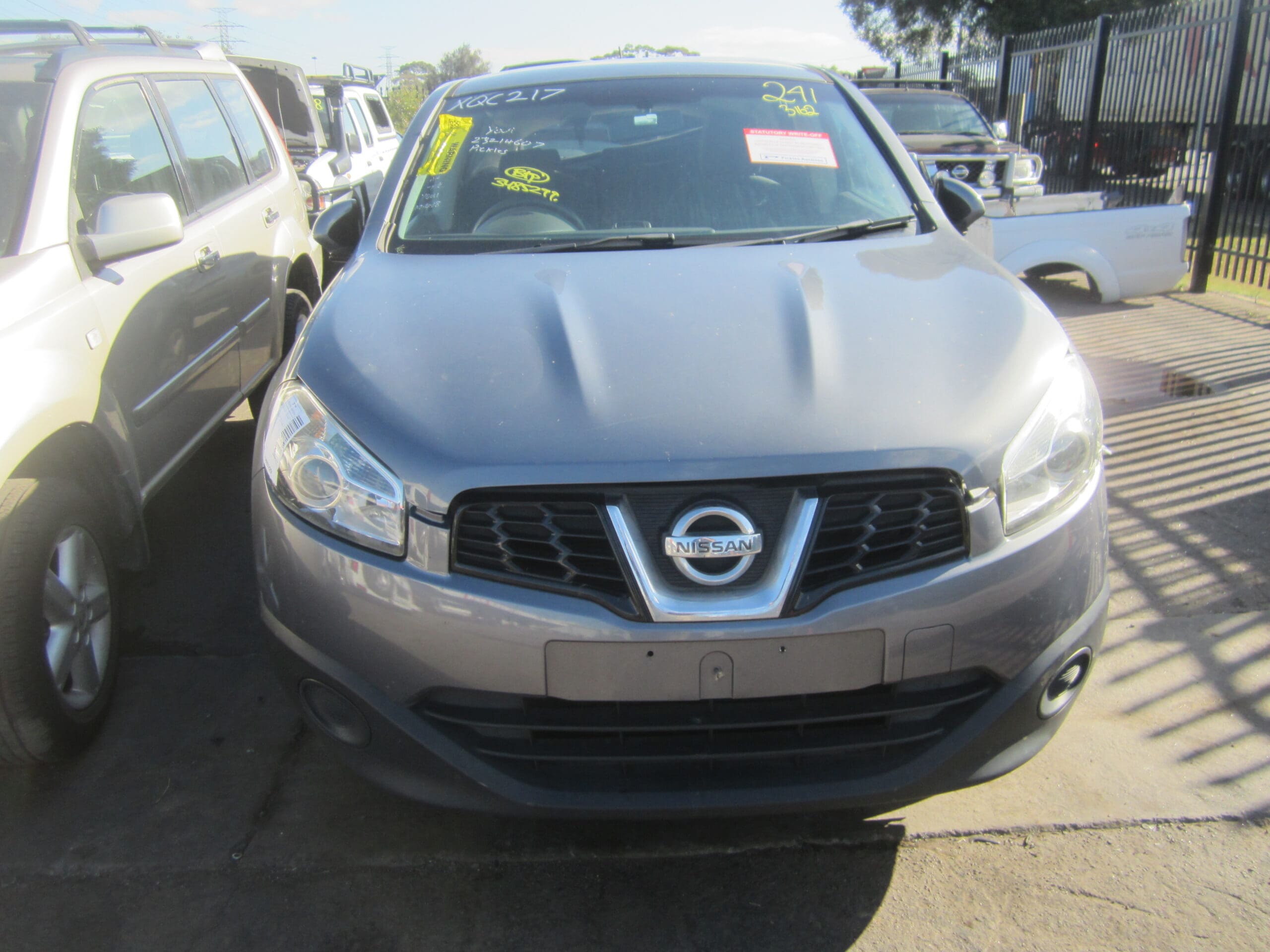 NISSAN DUALIS J10 2L PETROL 2012 WRECKING