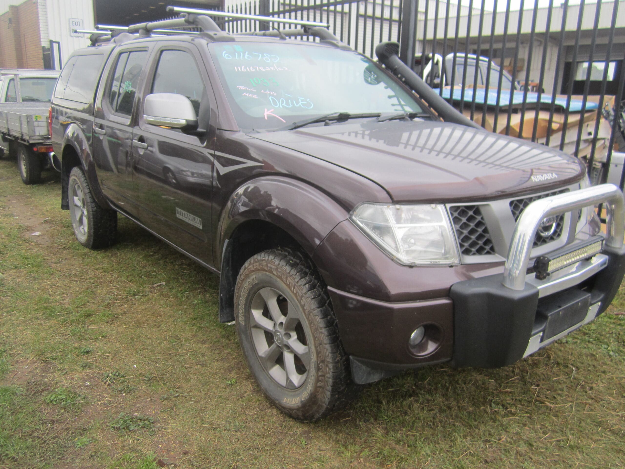 NISSAN NAVARA D40 VSK TITANIUM YD25 2009 WRECKING