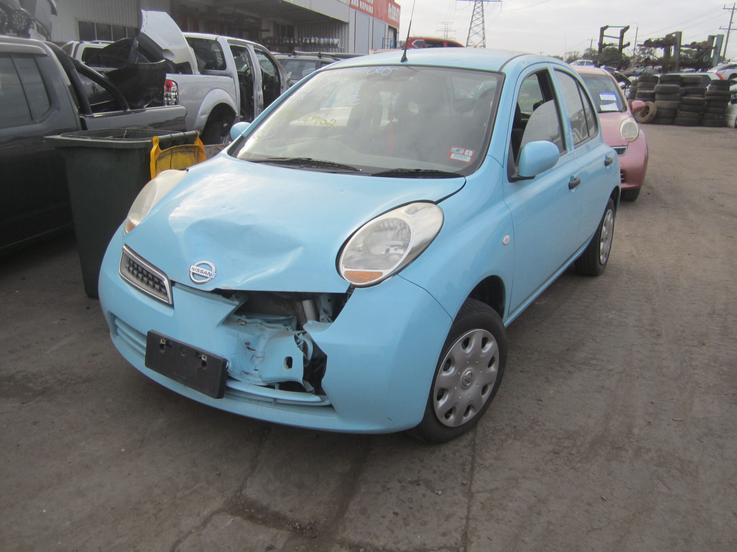 NISSAN MICRA K12 HATCH 2009 WRECKING