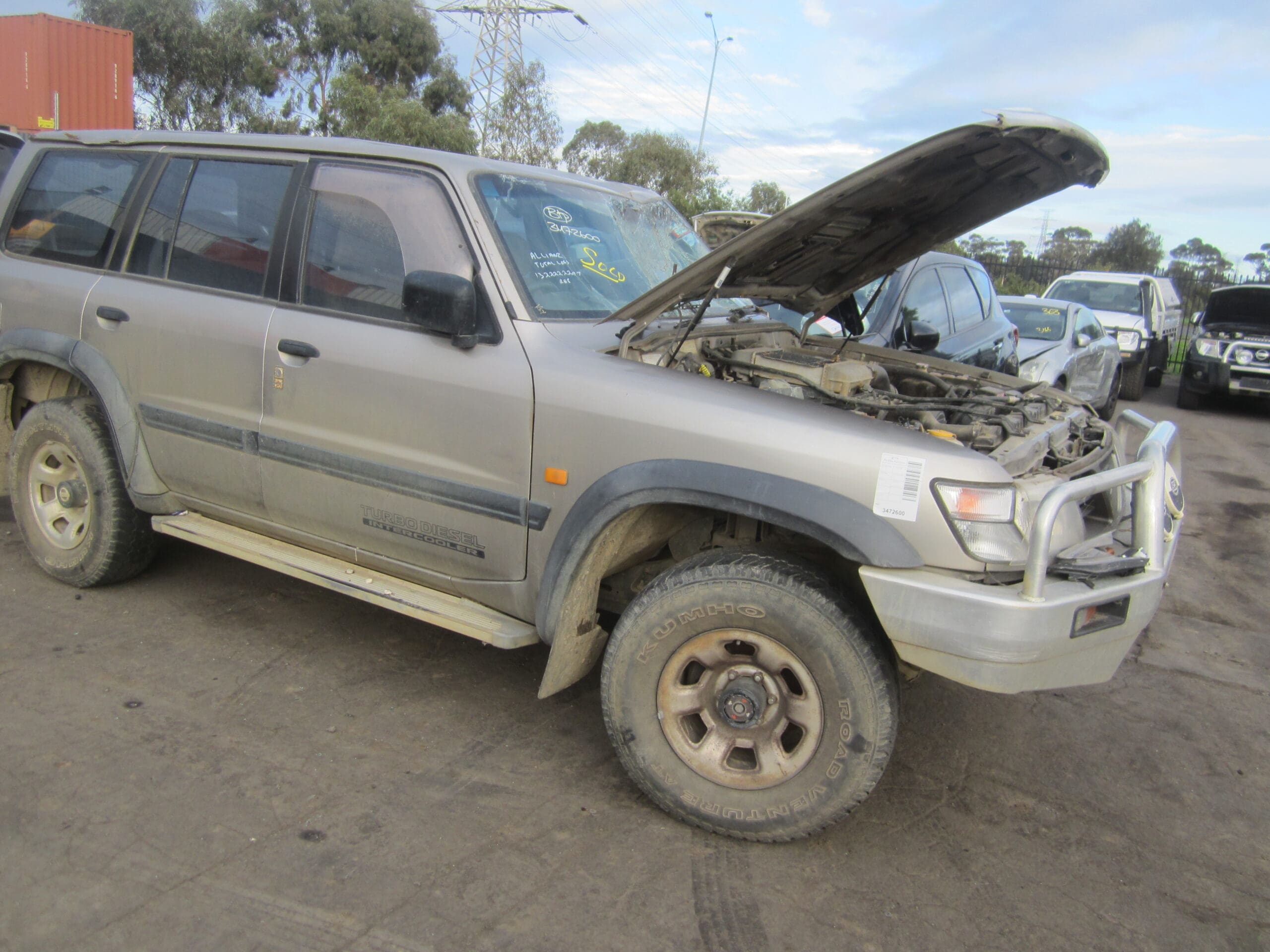 NISSAN PATROL Y61 GU WAGON RD28 DIESEL 1999 WRECKING