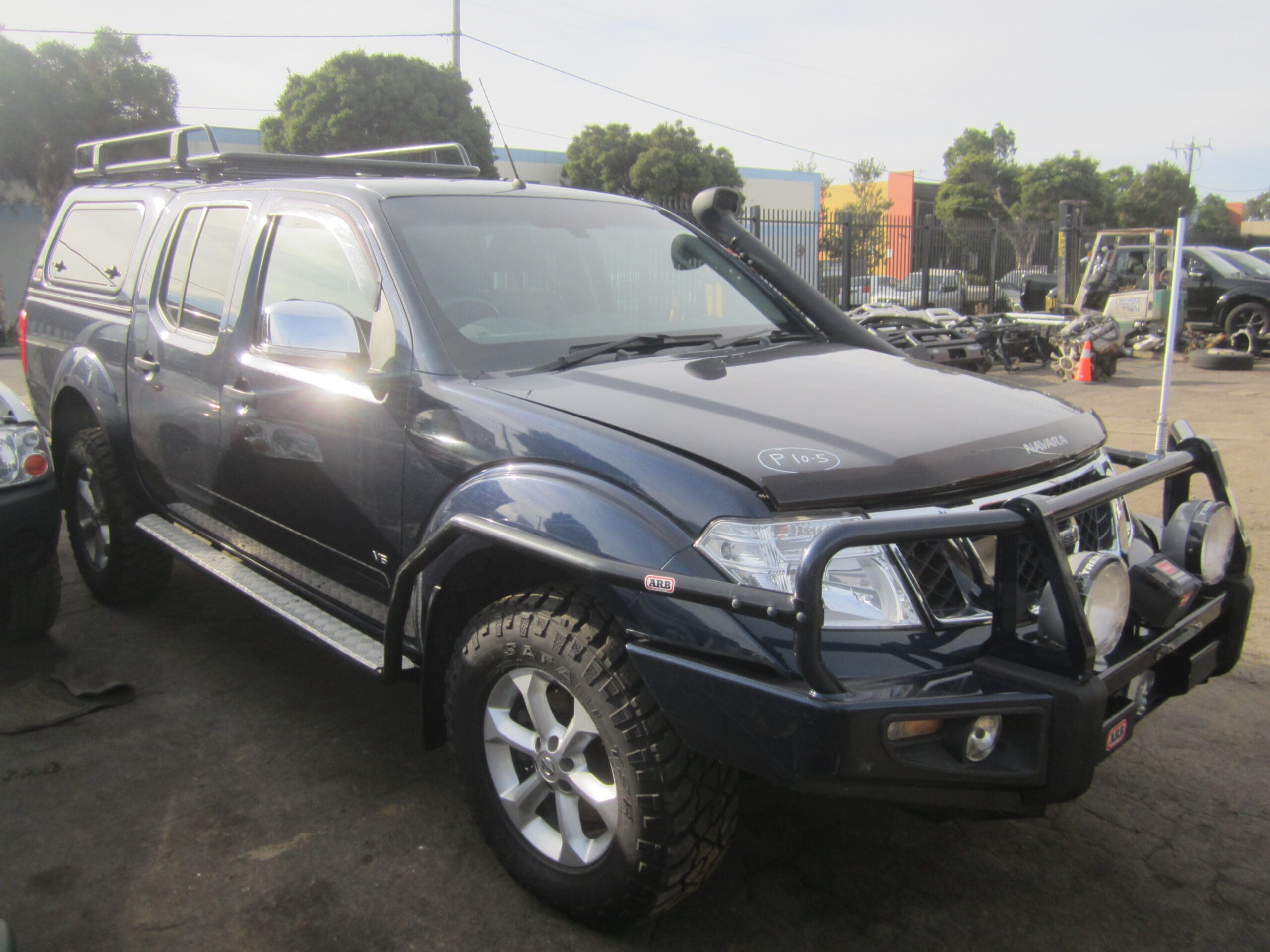 NISSAN NAVARA D40 STX 550 V6 DIESEL V9X AUTO 2013 WRECKING