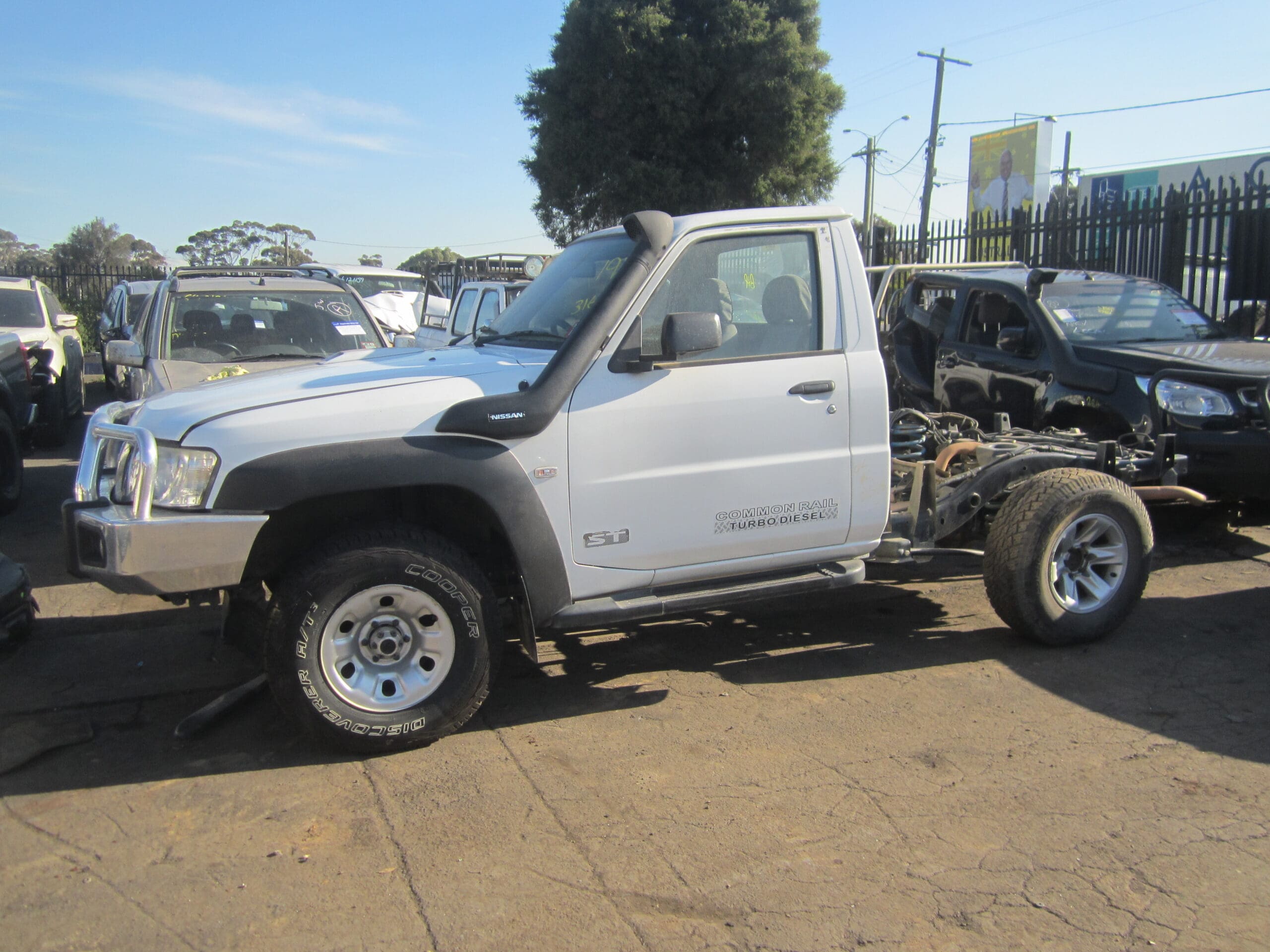NISSAN PATROL Y61 GU UTE ZD30 DIESEL 2010 WRECKING
