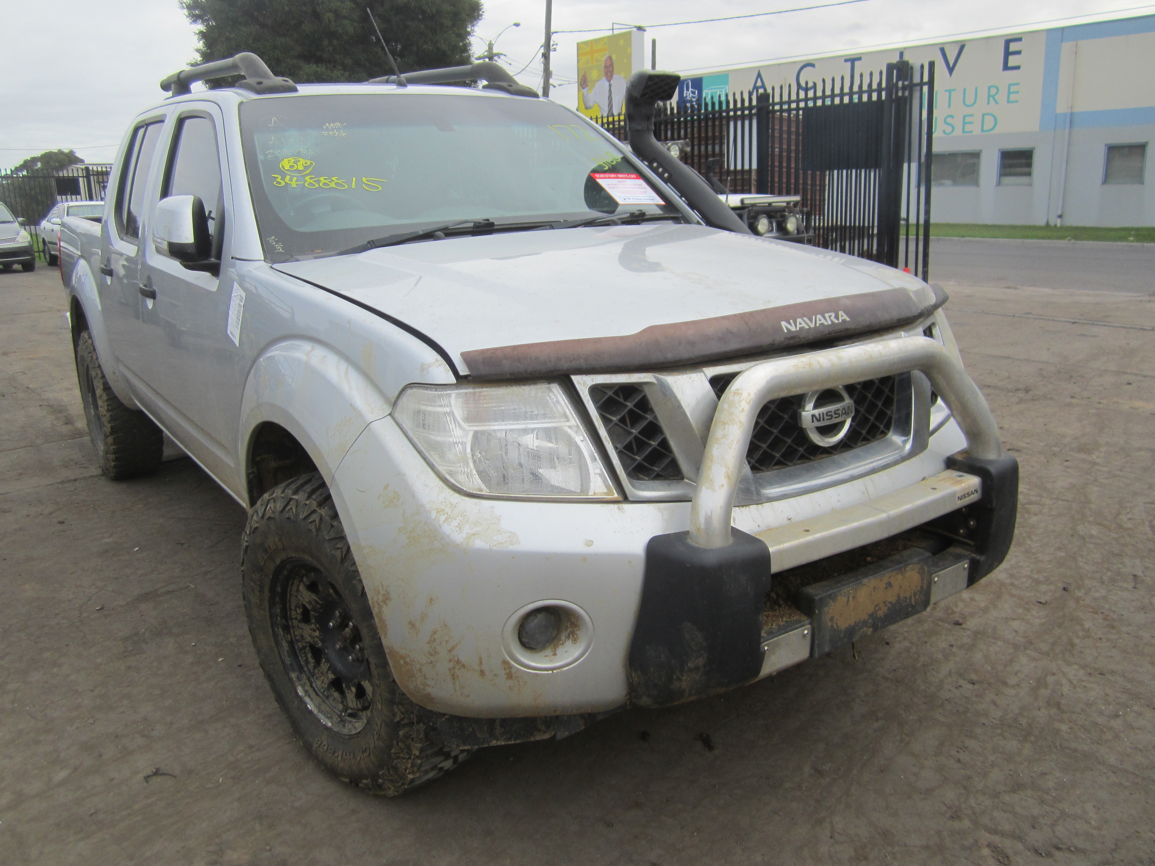 NISSAN NAVARA D40 VSK ST YD25 DIESEL 2012 WRECKING