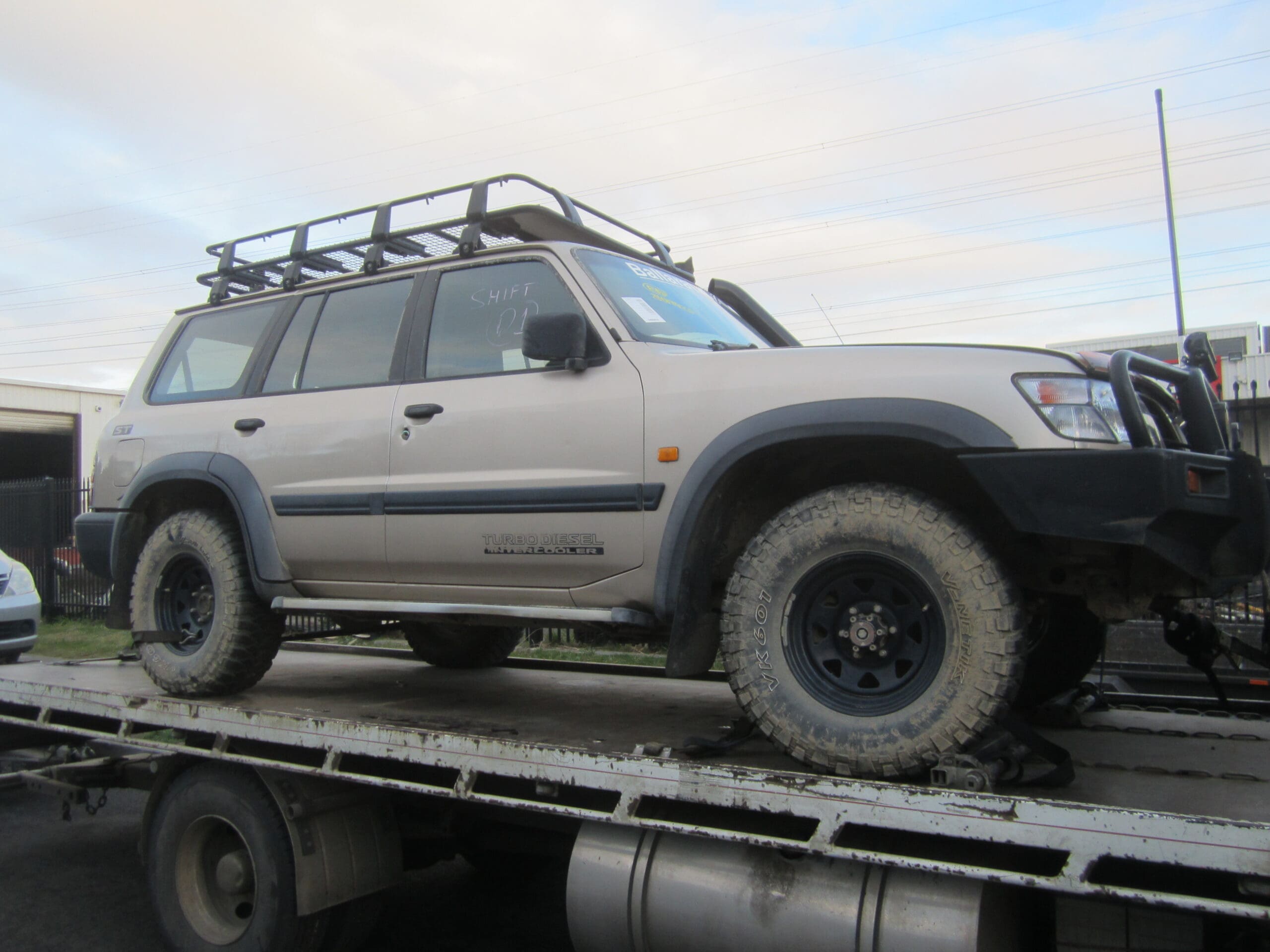 NISSAN PATROL Y61 GU WAGON RD28 TURBO DIESEL 1999 WRECKING
