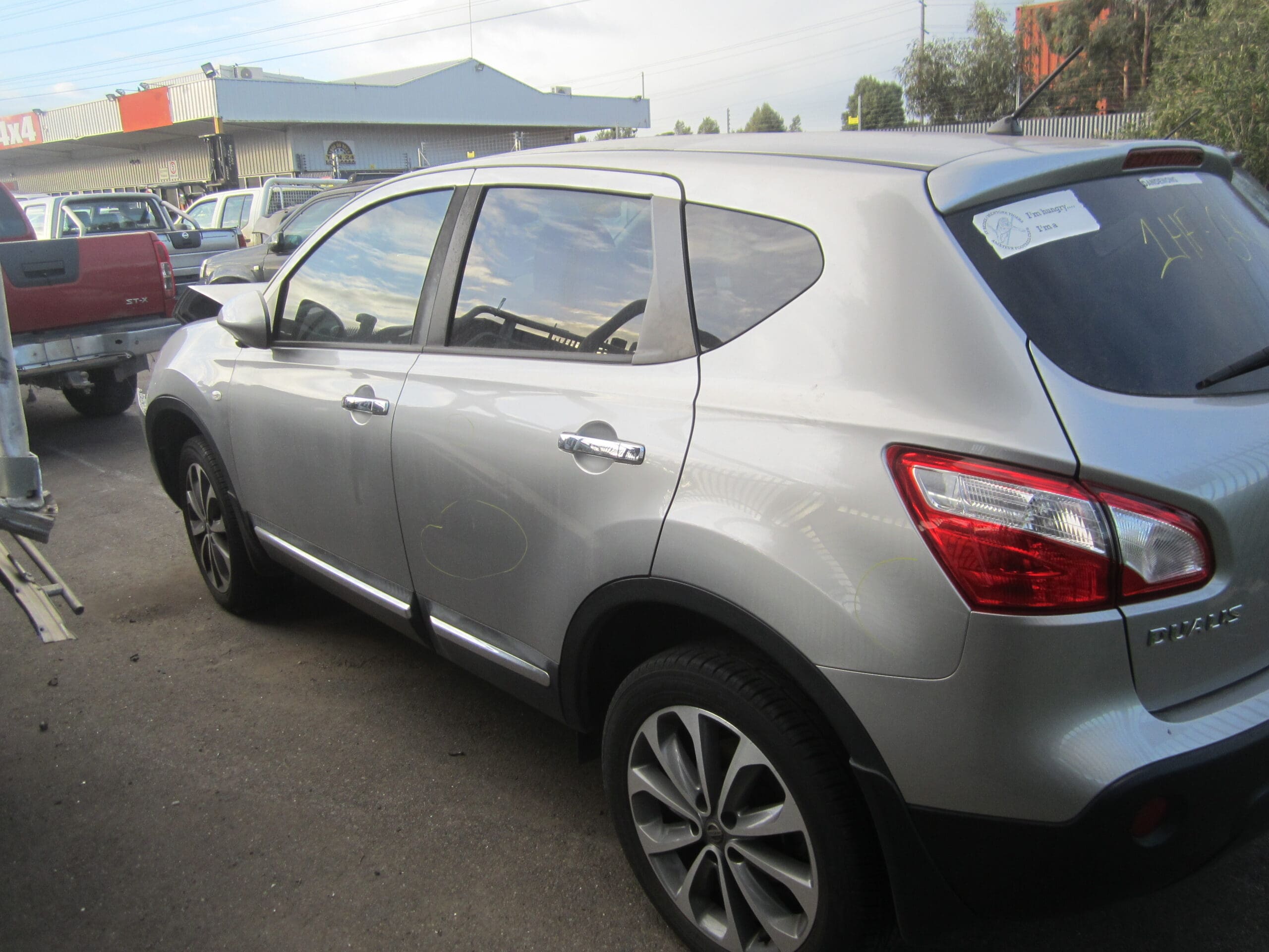 NISSAN DUALIS J10 Ti 2L SILVER 2012 WRECKING