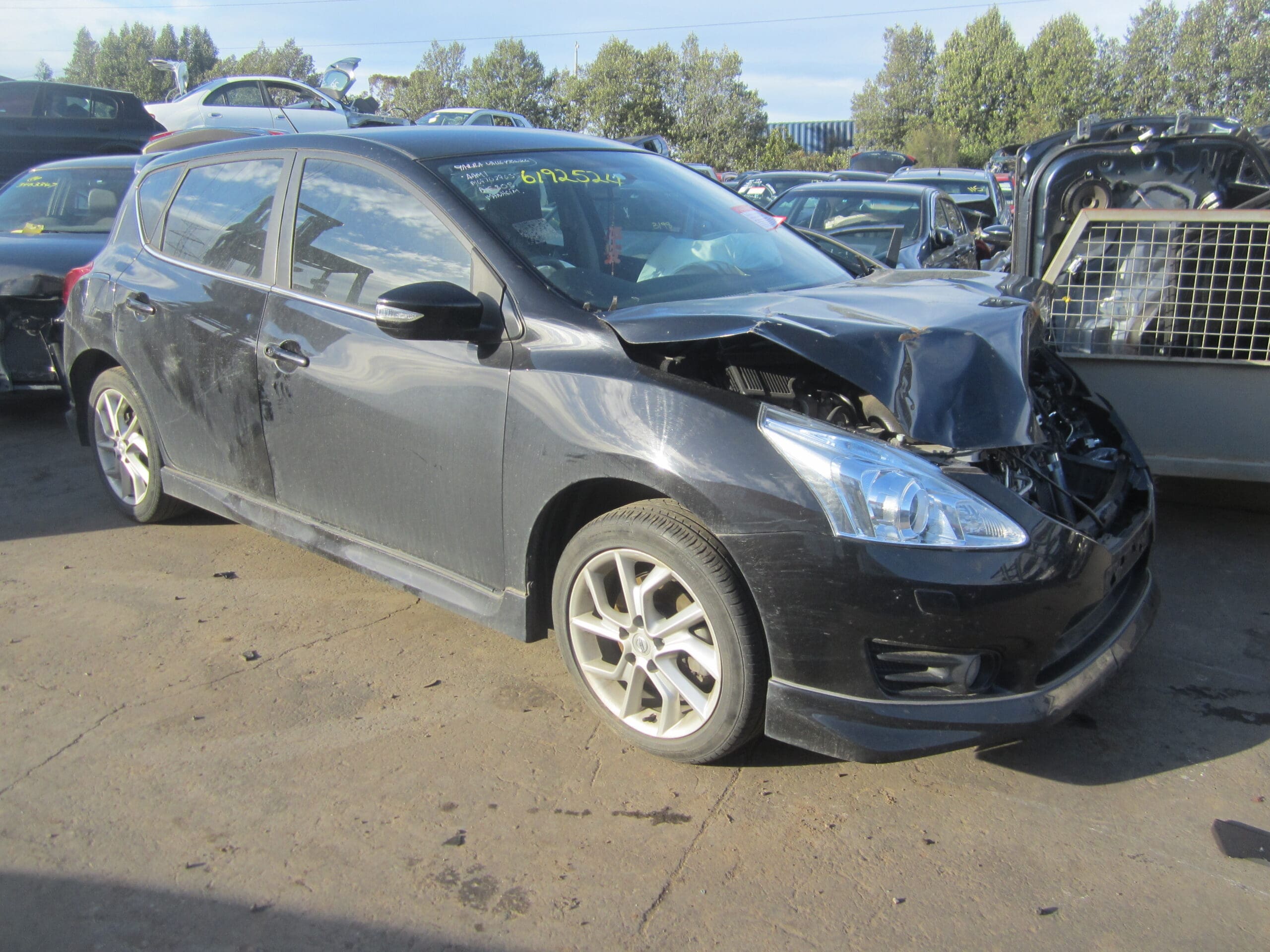 NISSAN PULSAR C12 HATCH TURBO PETROL 2013 WRECKING