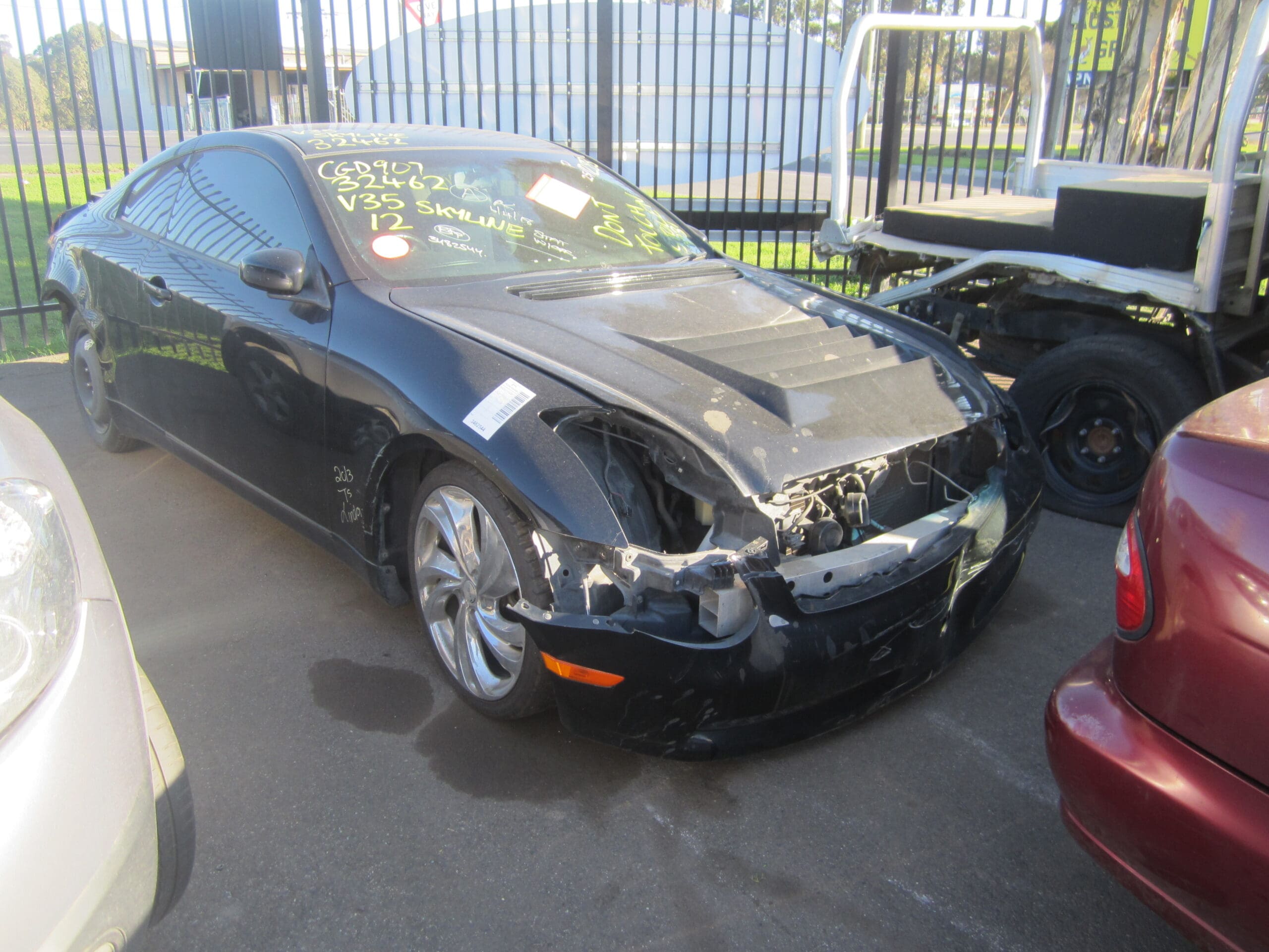 NISSAN SKYLINE V35 COUPE VQ35 V6 2002 WRECKING