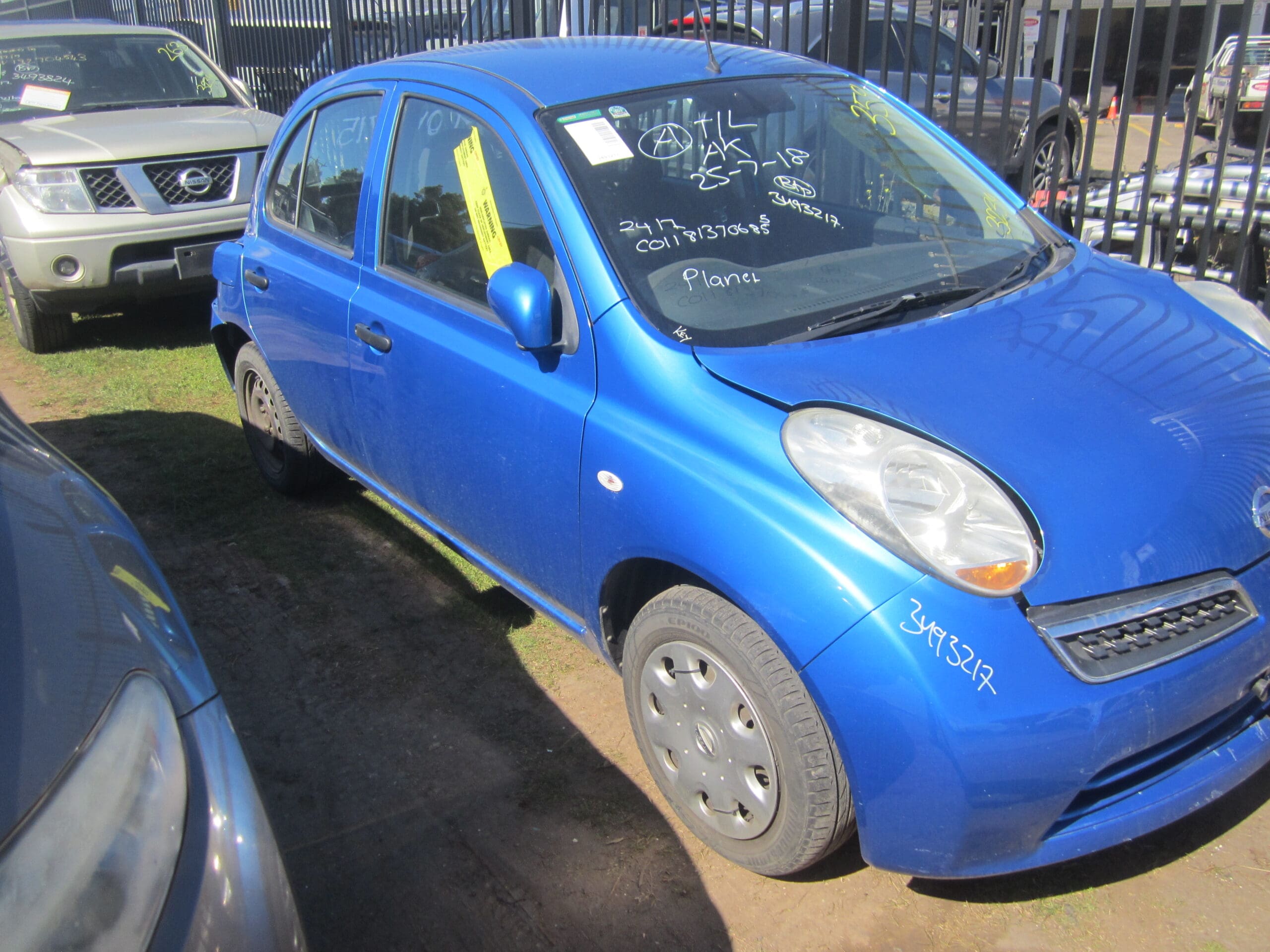 NISSAN MICRA K12 1.4 BLUE 2009 WRECKING