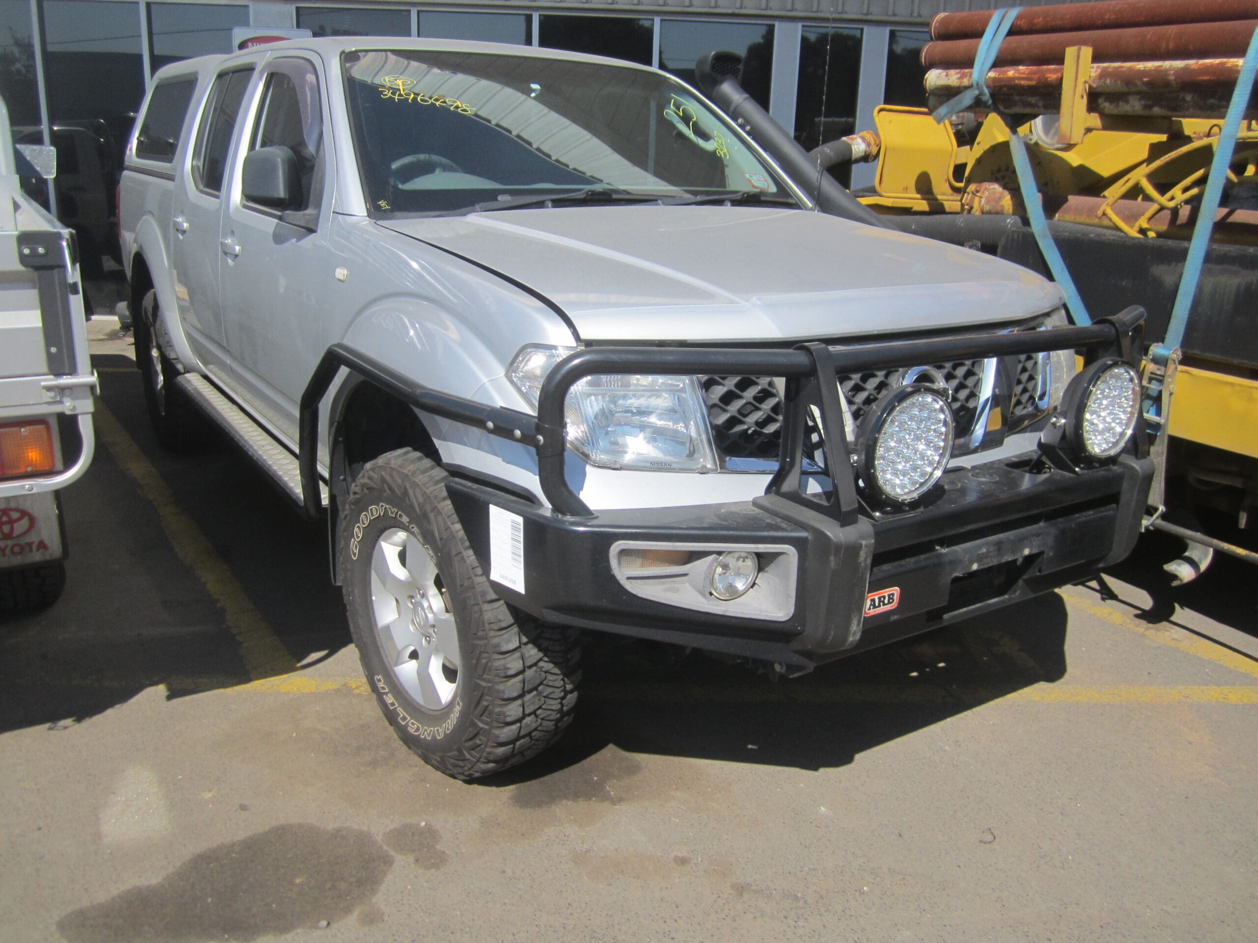 NISSAN NAVARA D40 MNT CANOPY BULLBAR 2010 WRECKING