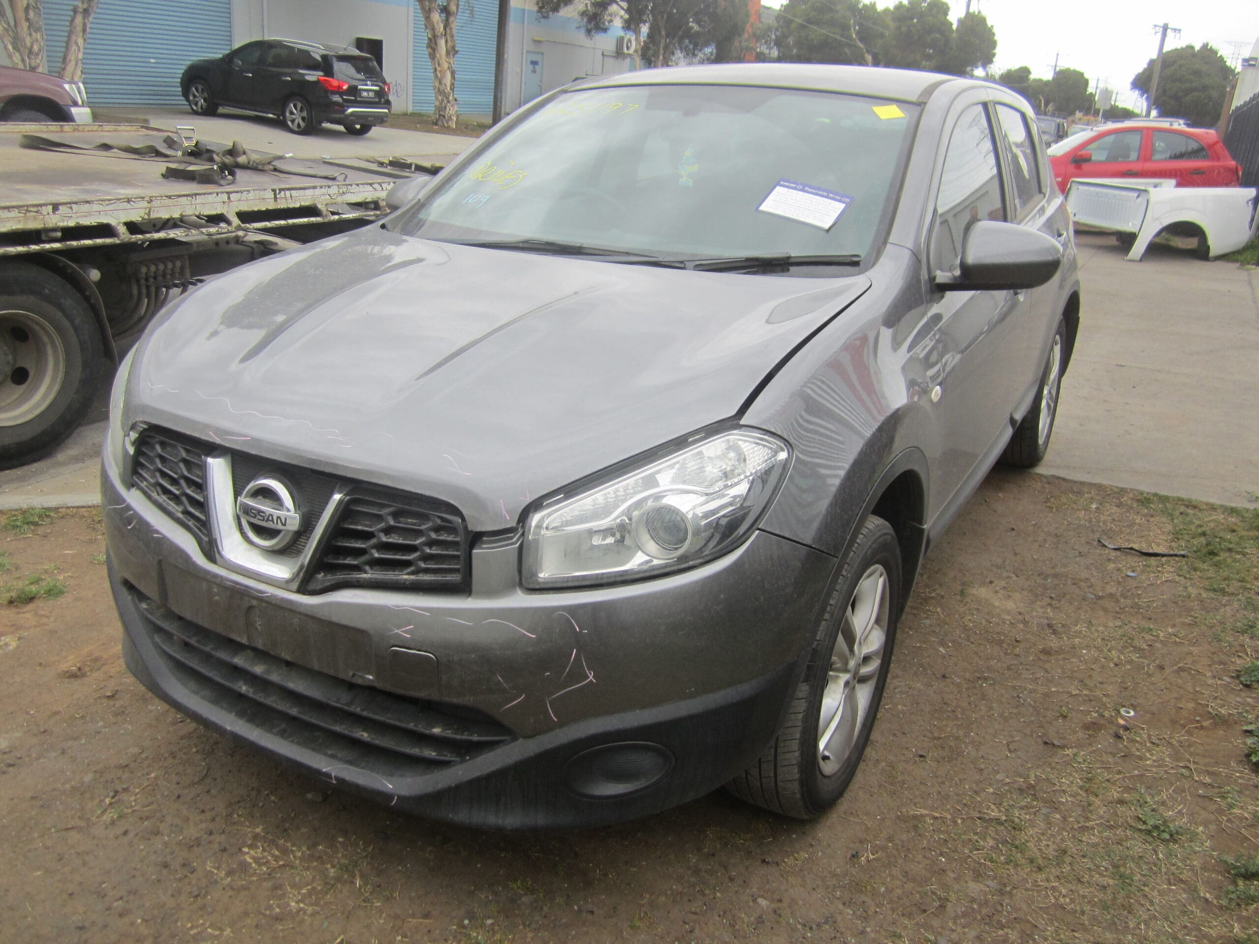 NISSAN DUALIS J10 ST 2L 2010 GREY WRECKING