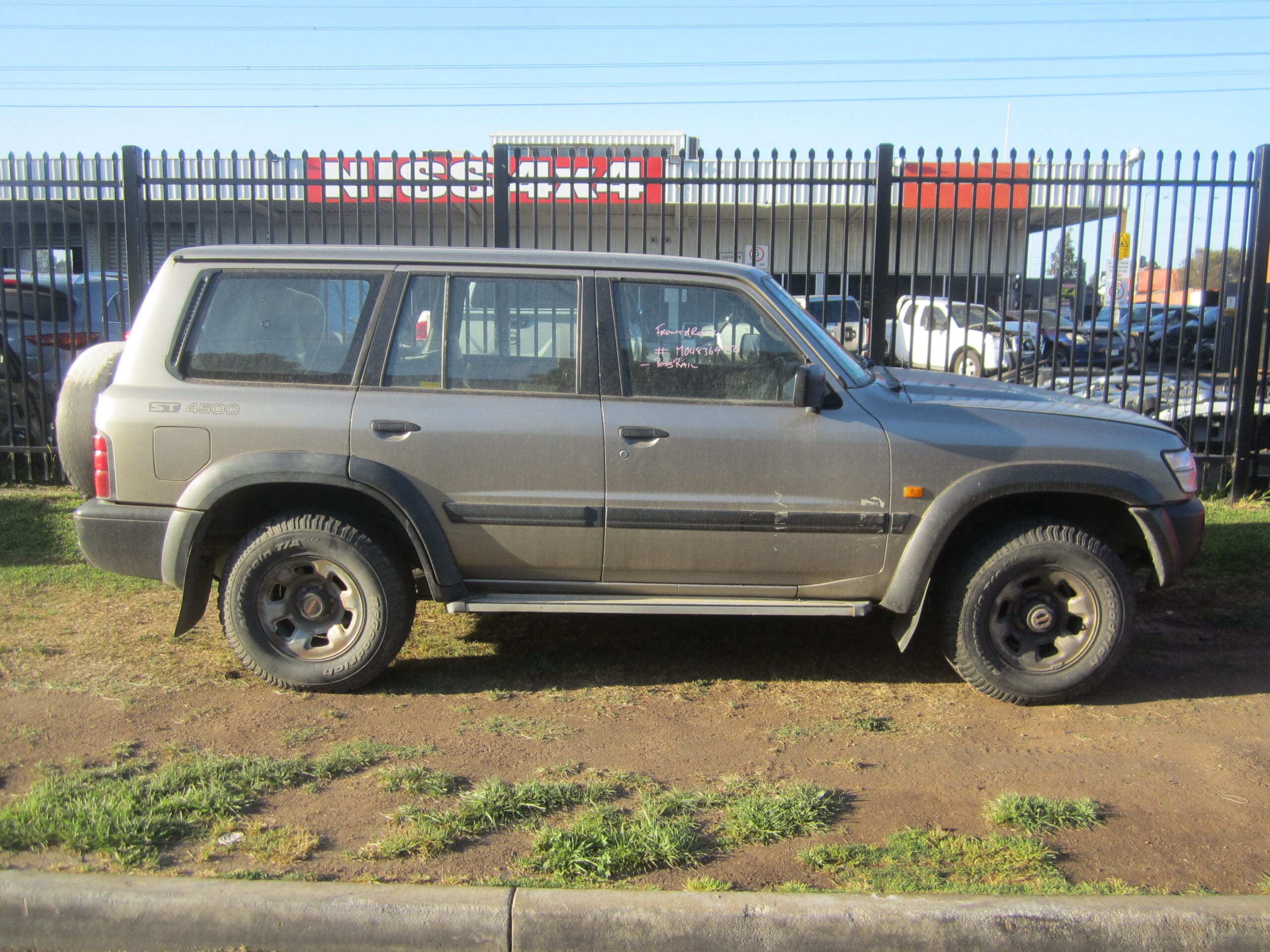 NISSAN PATROL Y61 GU TB45 PETROL MANUAL 1999 WRECKING