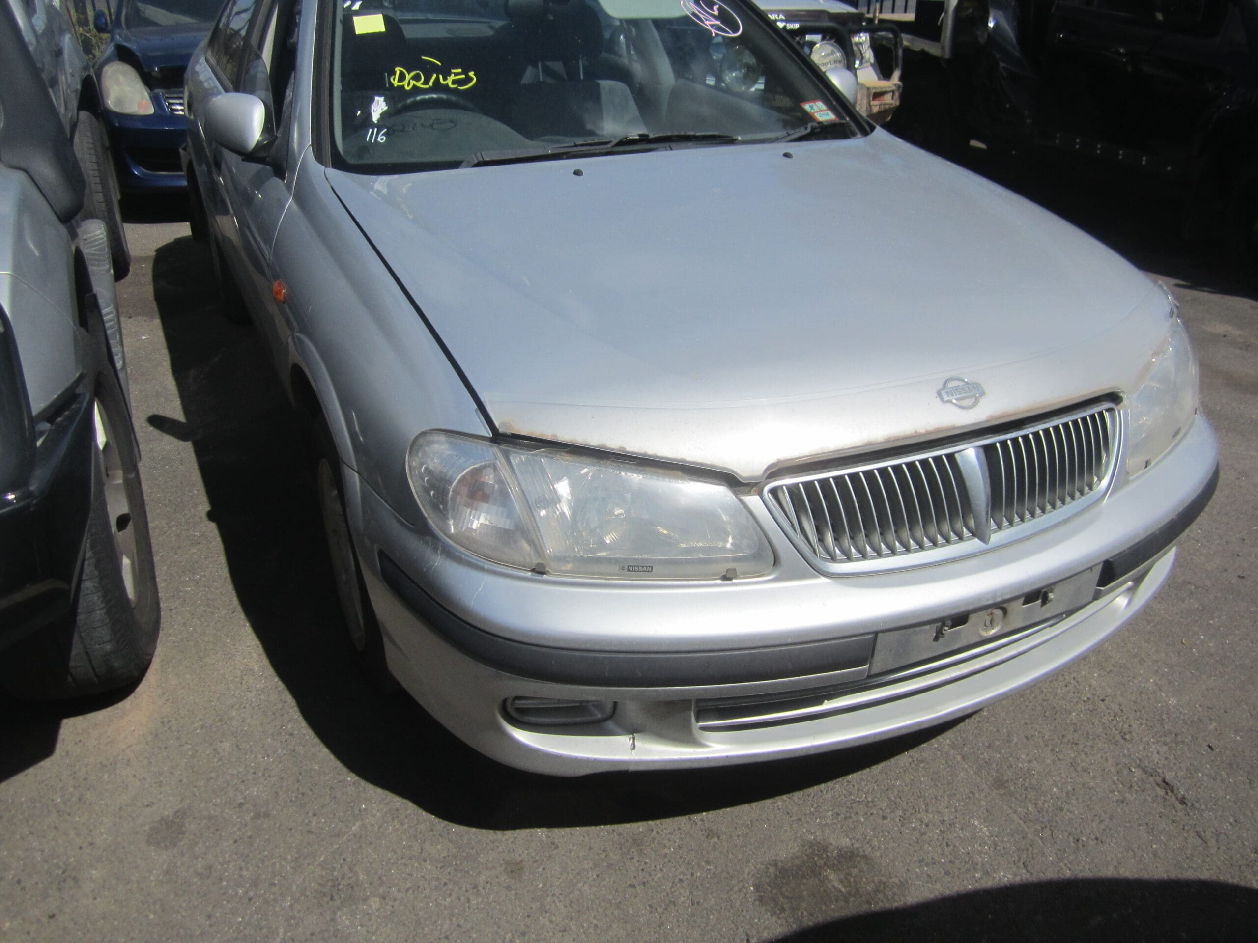 NISSN PULSAR N16 SEDAN 1.8 2001 WRECKING