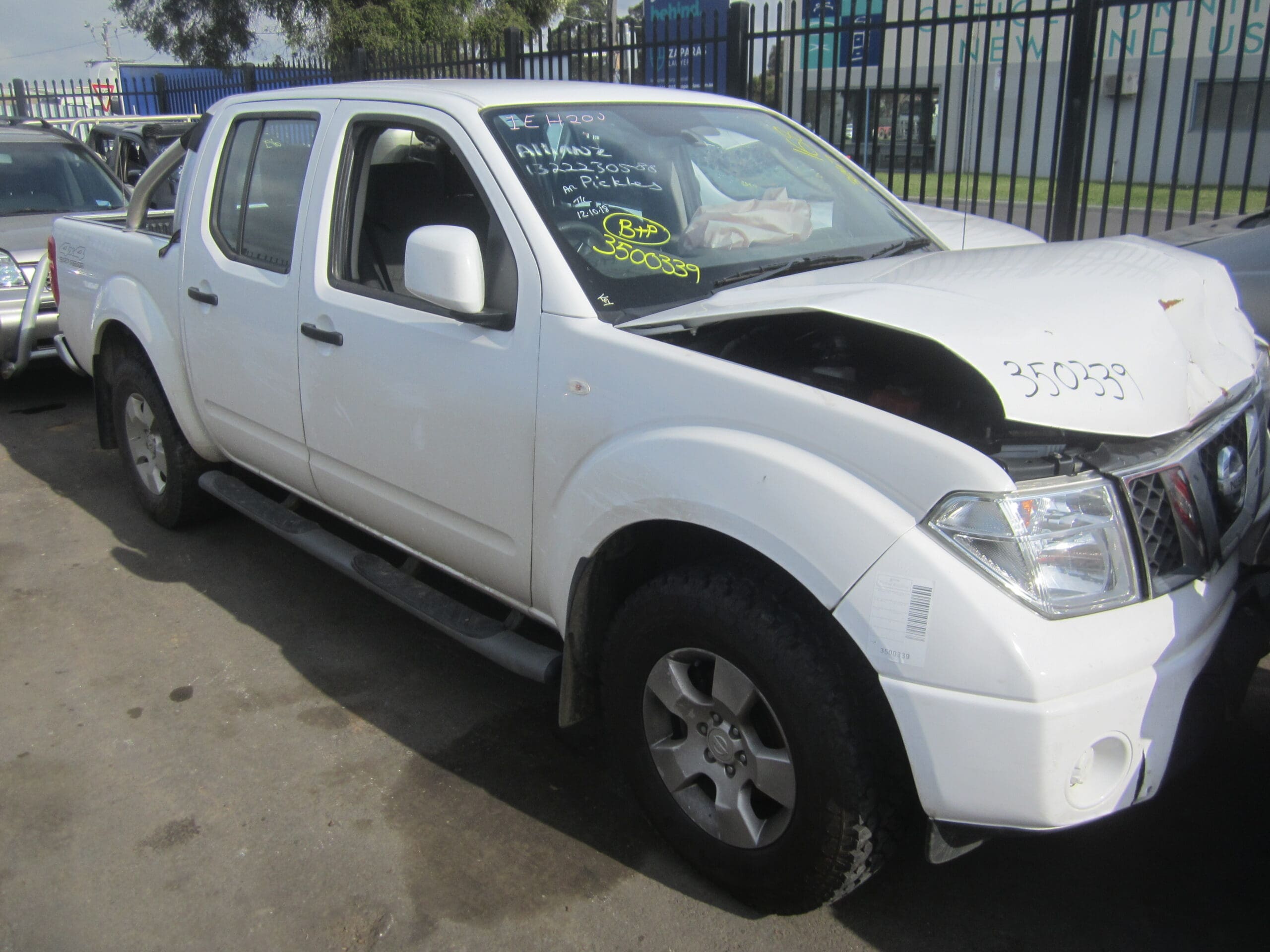 NISSAN NAVARA D40 MNT THAI SILVERLINE DIESEL 2010 WRECKING