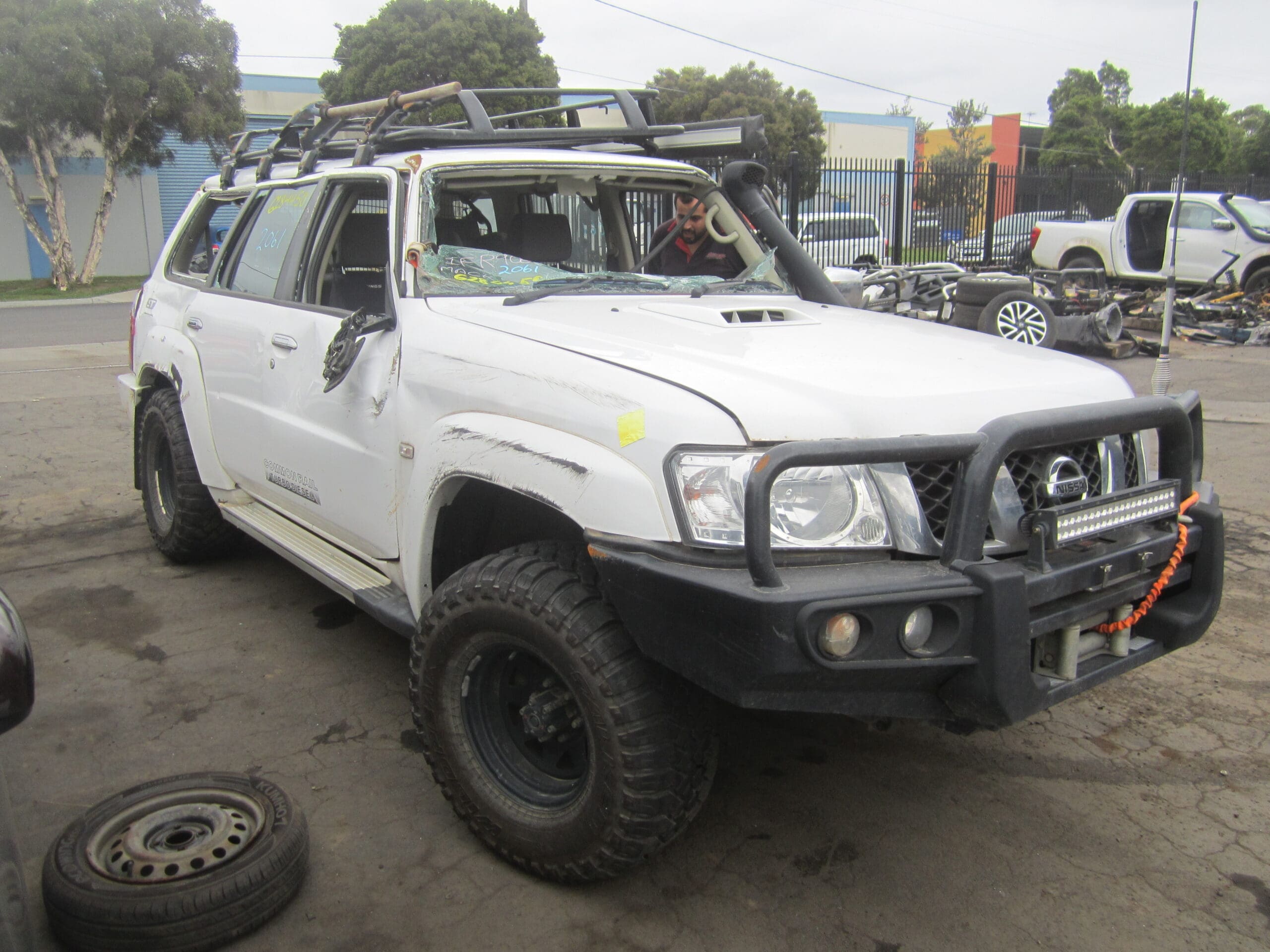 NISSAN PATROL Y61 GU WAGON ZD30 COMMON RAIL 2014 WRECKING