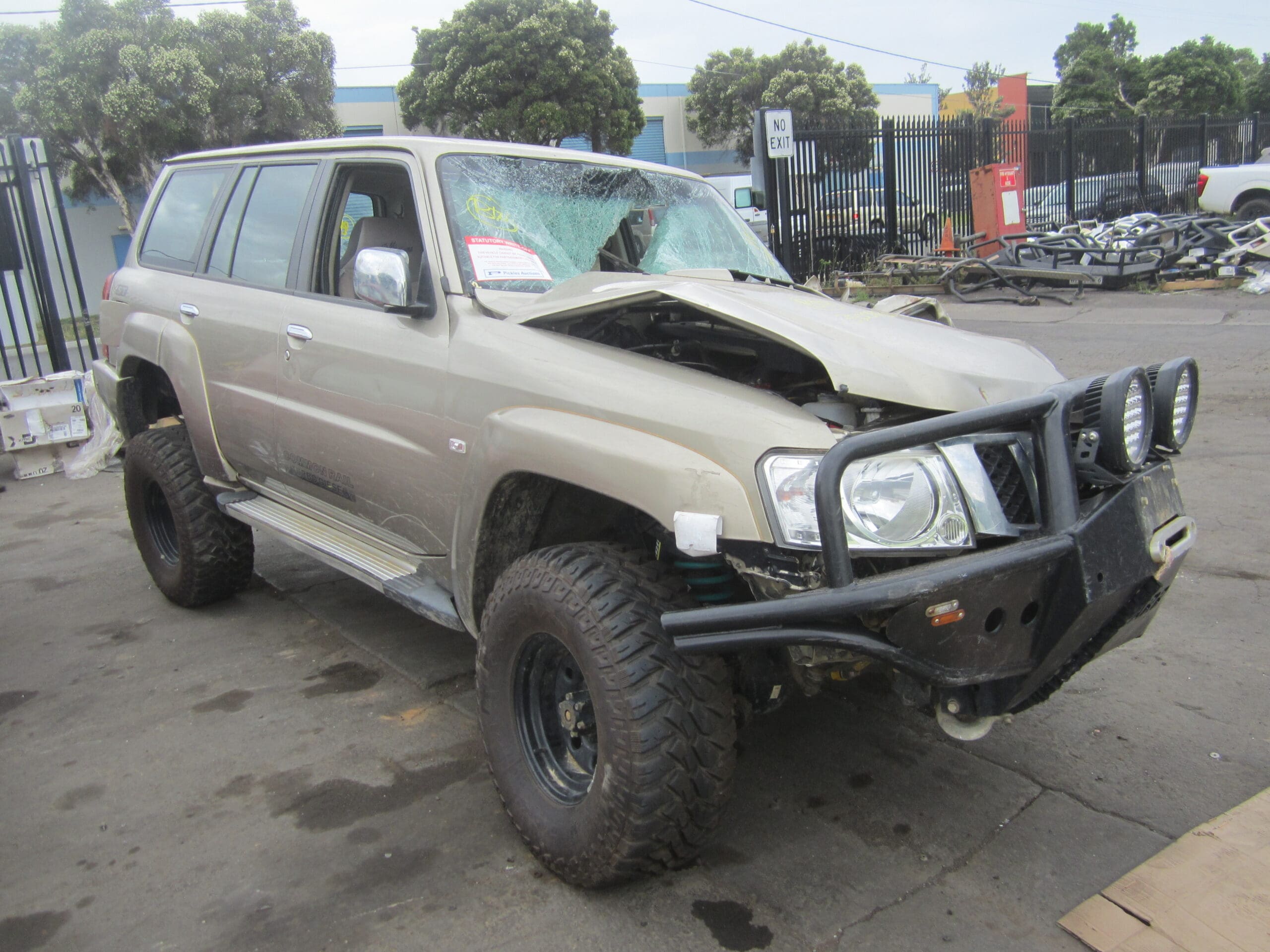NISSAN PATROL Y61 GU WAGON ZD30 CR DIESEL 2012 WRECKING