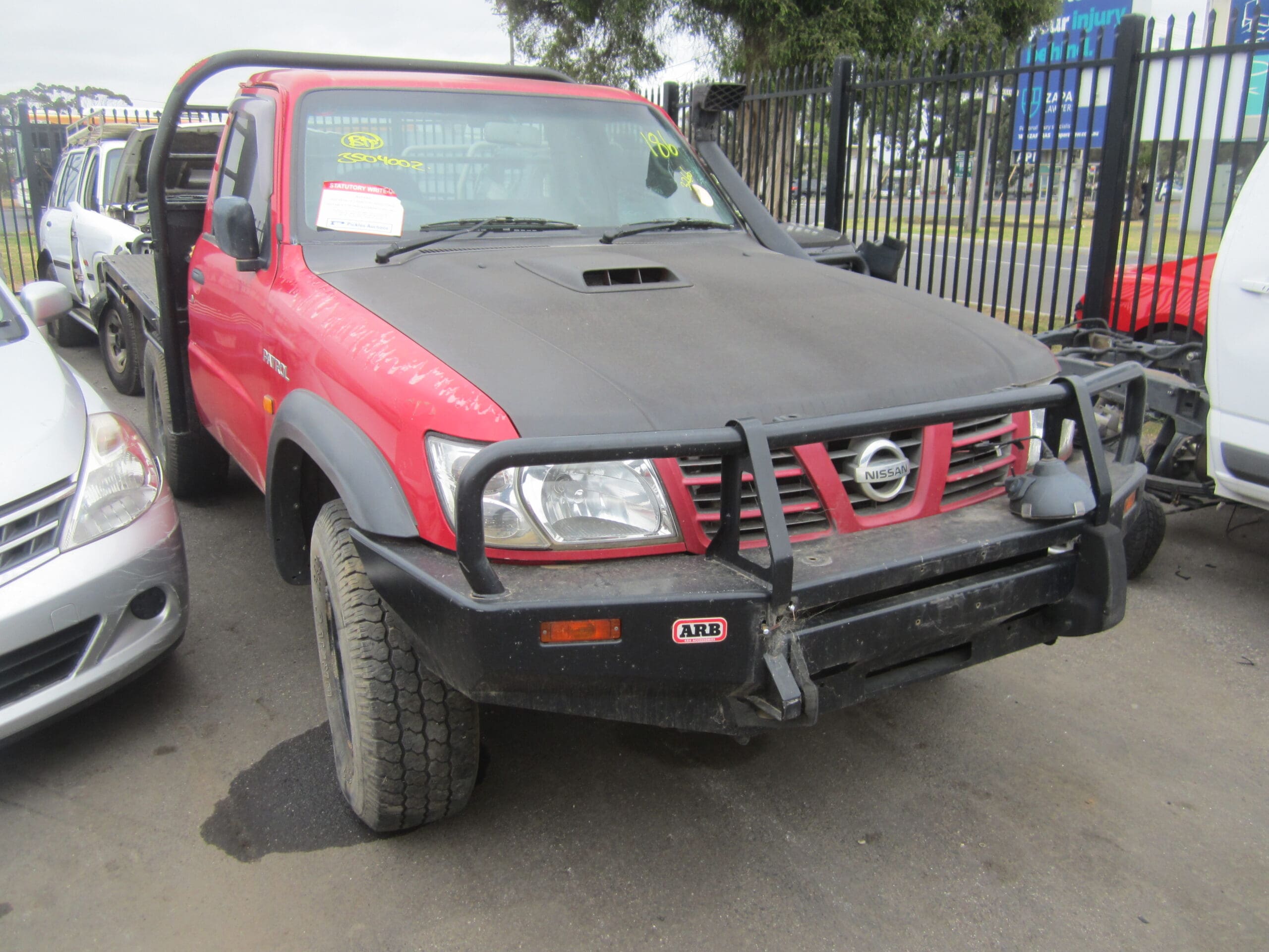 NISSAN PATROL Y61 GU CAB CHASSIS UTE TD42 DIESEL 2004 WRECKING