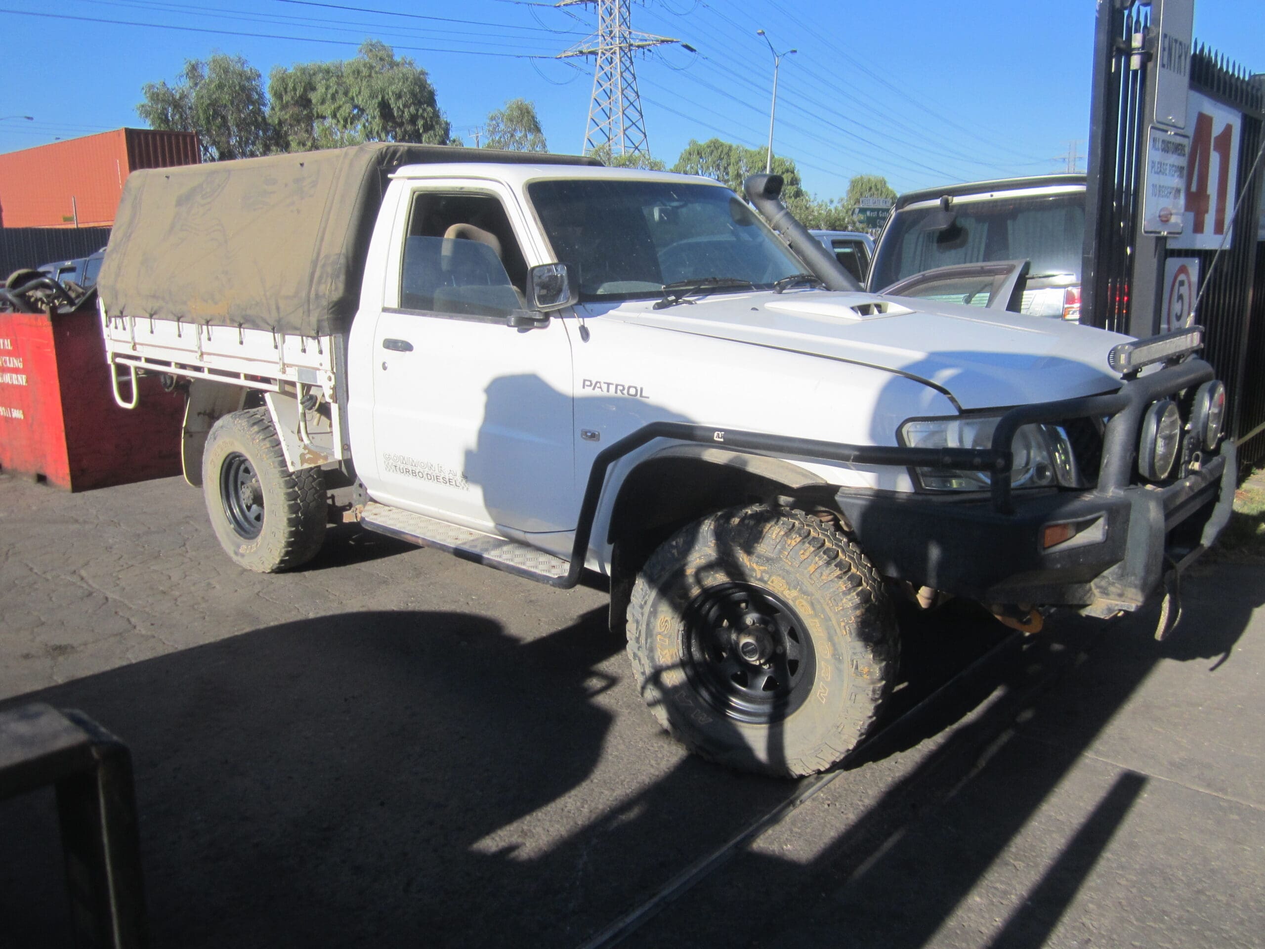 NISSAN PATROL Y61 GU CAB CHASSIS UTE ZD30 CR 2008 WRECKING