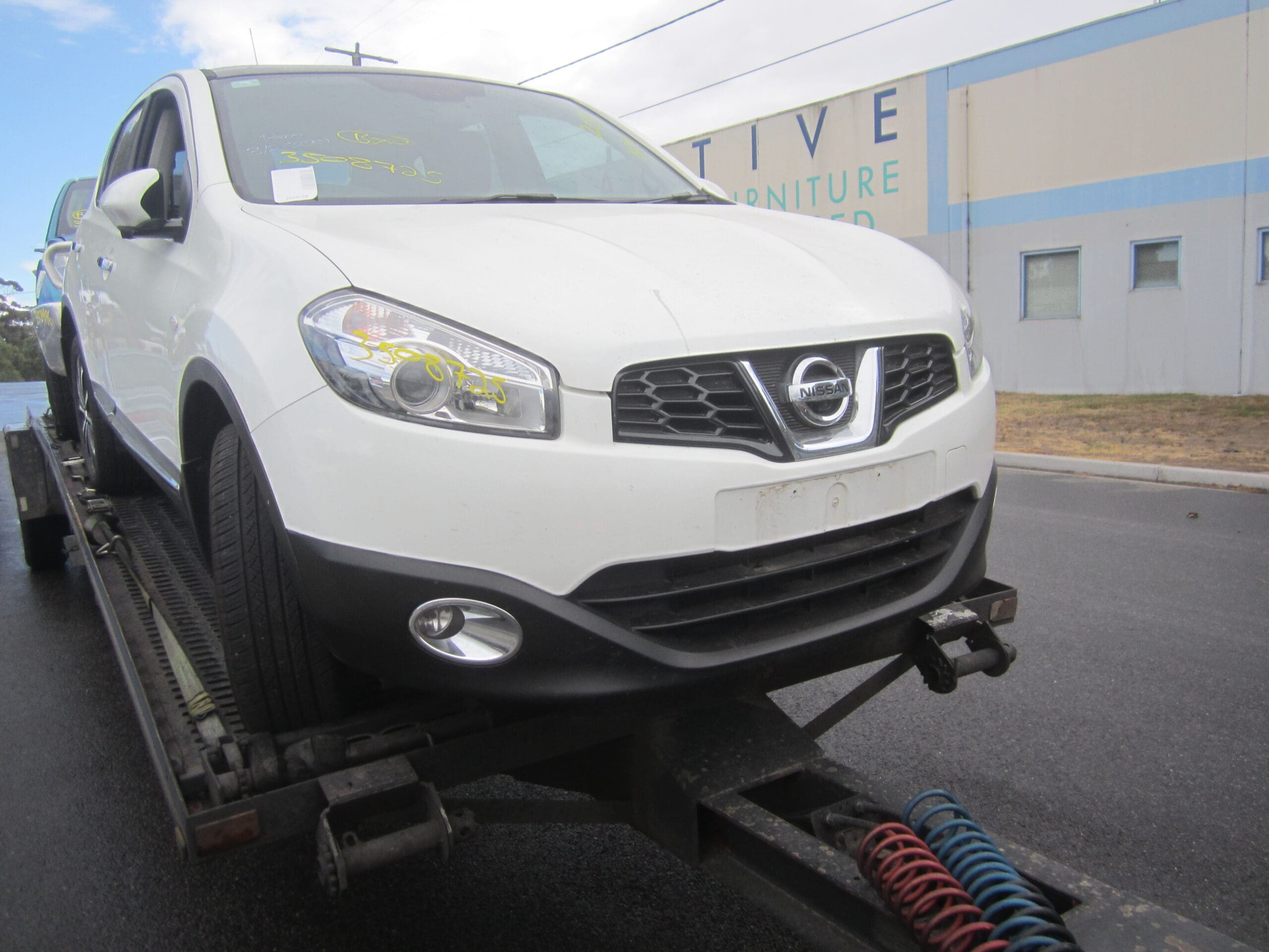 NISSAN DUALIS J10 Ti-L 2L MANUAL WHITE 2012 WRECKING