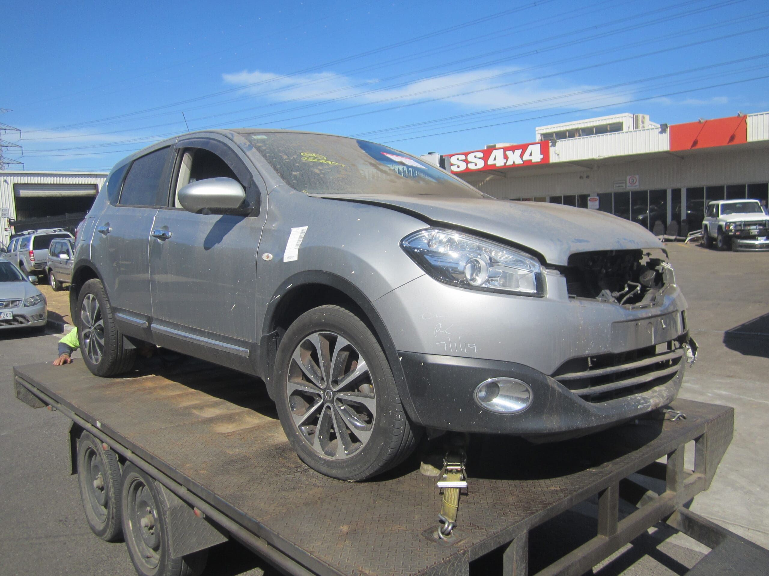 NISSAN DUALIS J10 Ti-L AUTO 2.0 SILVER 2011 WRECKING