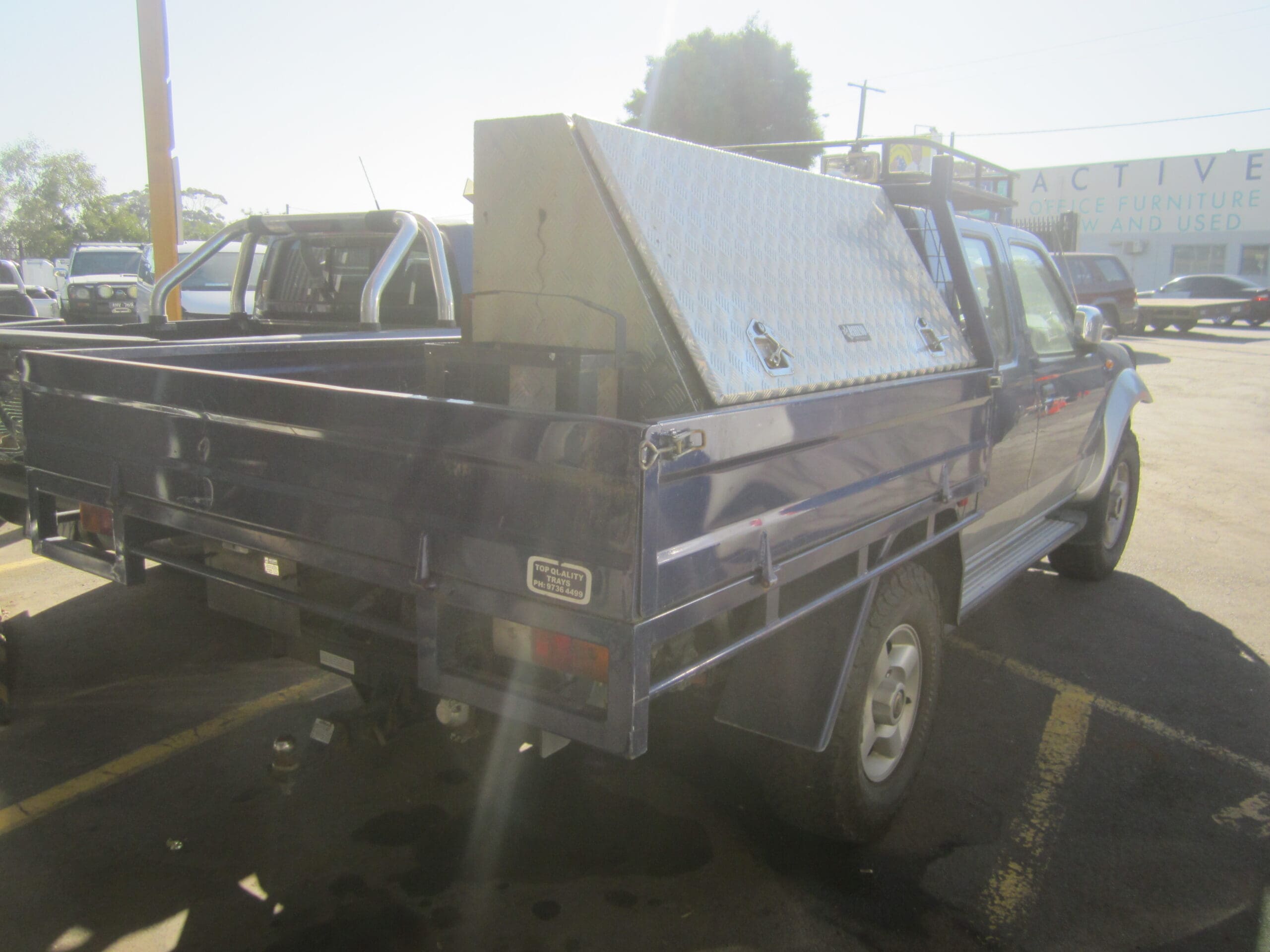 NISSAN NAVARA D22 ZD30 DIESEL BLUE STEEL TRAY 2006 WRECKING