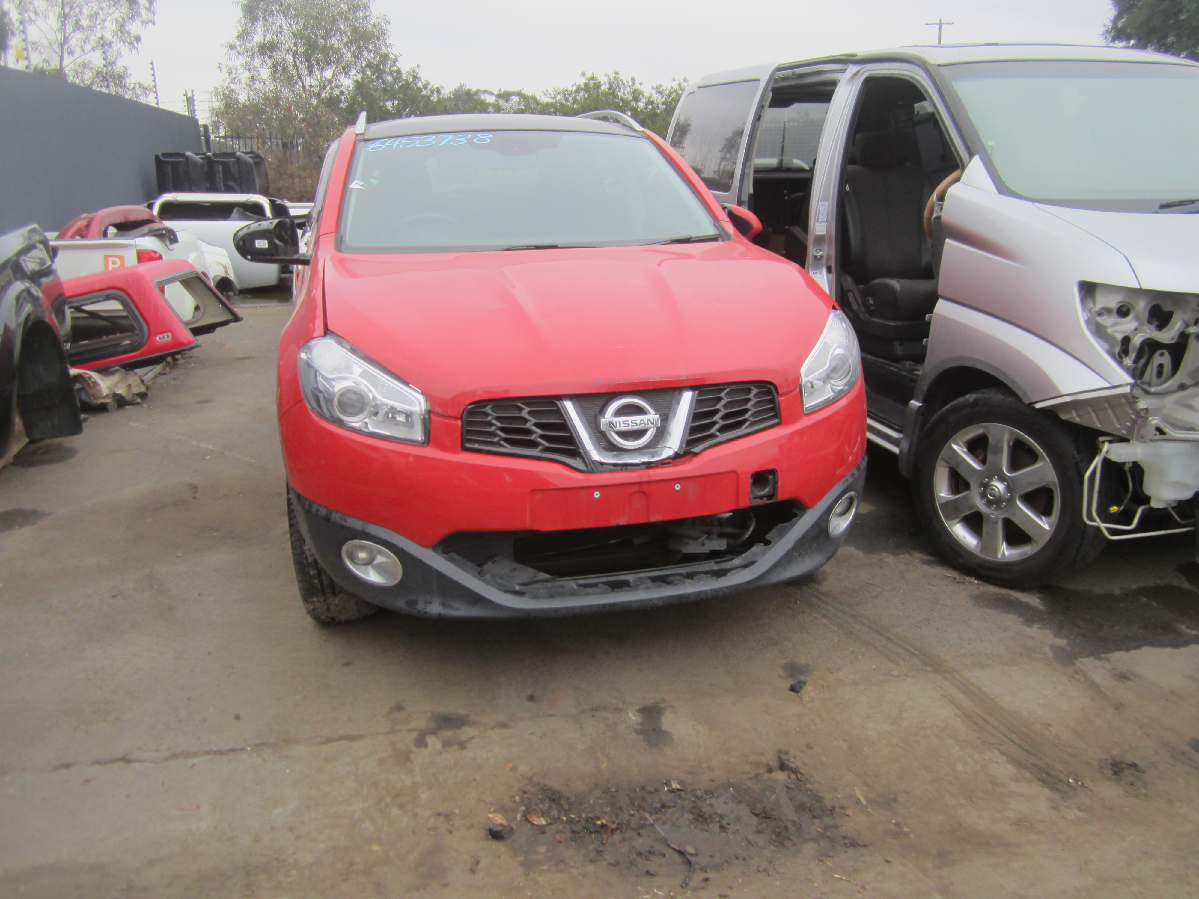 NISSAN DUALIS J10 Ti AUTO 2L RED 2012 WRECKING