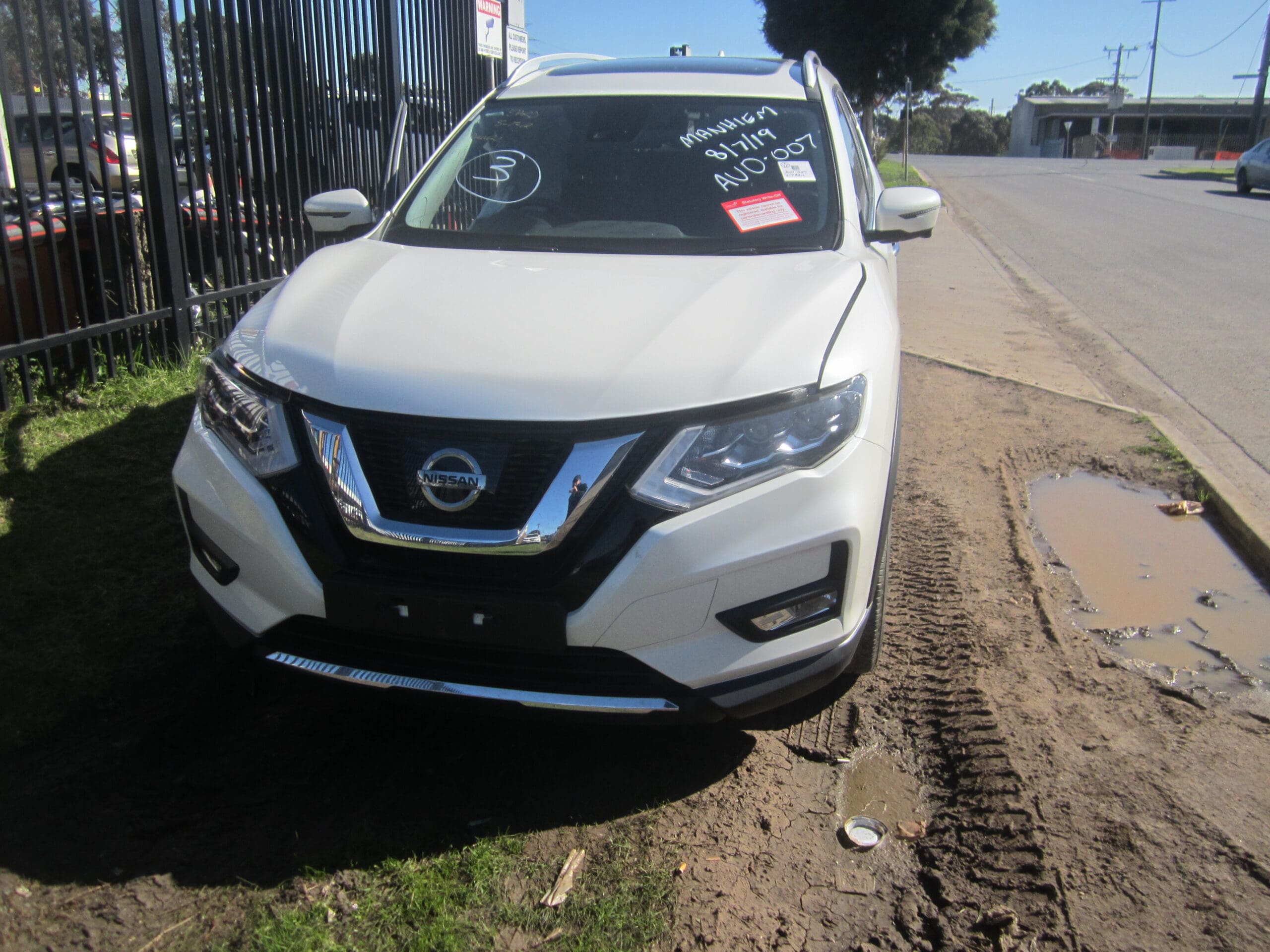 NISSAN X-TRAIL T32 Ti 4X4 QR25 AUTO WHITE 2018 WRECKING