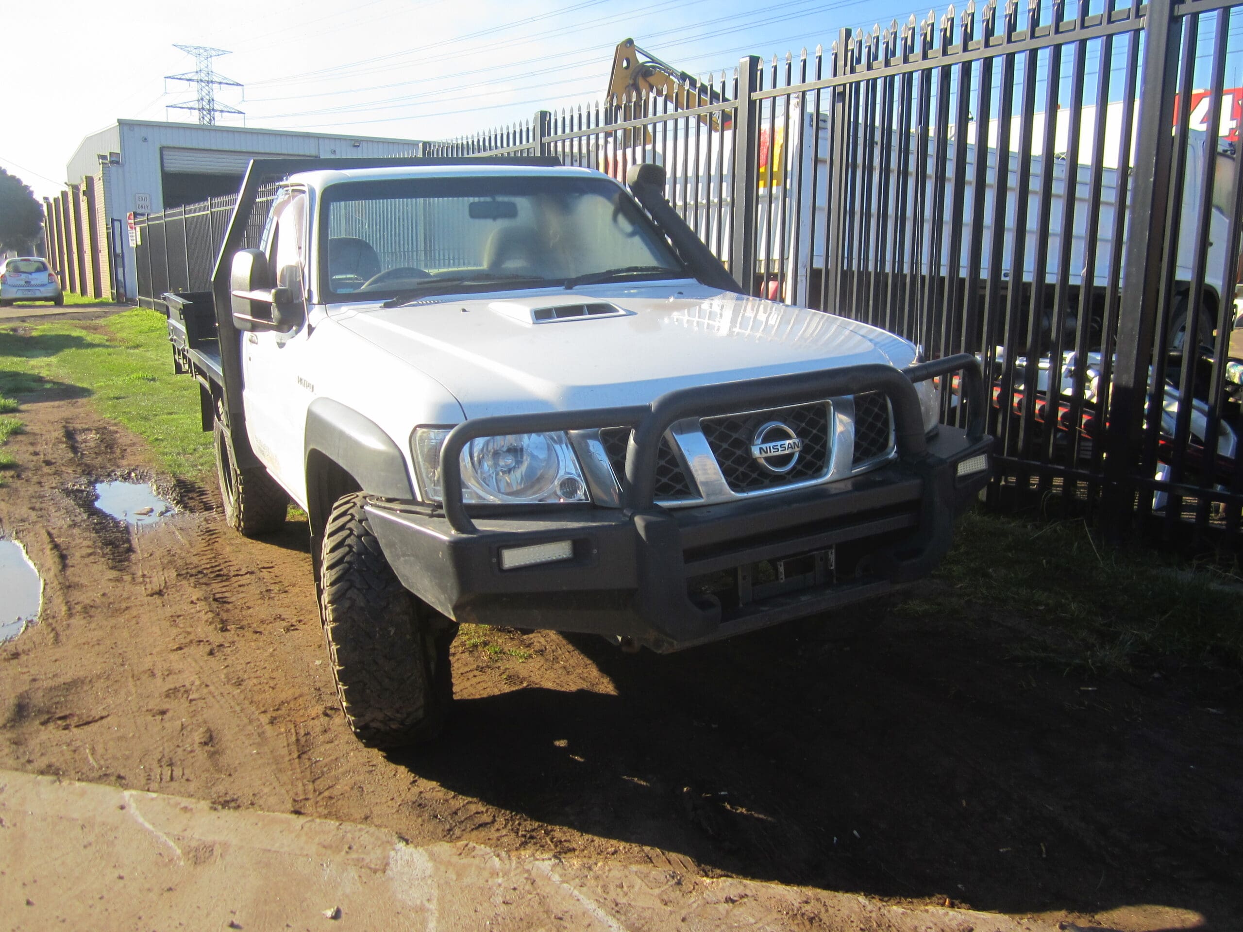 NISSAN PATROL Y61 UTE ZD30 CR STEEL TRAY 2008 WRECKING