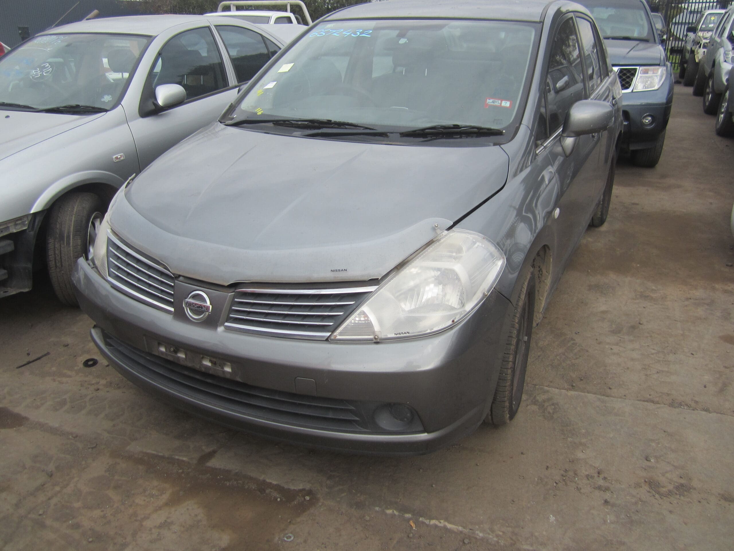 NISSAN TIIDA C11 SEDAN 1.8 GREY 2008 WRECKING