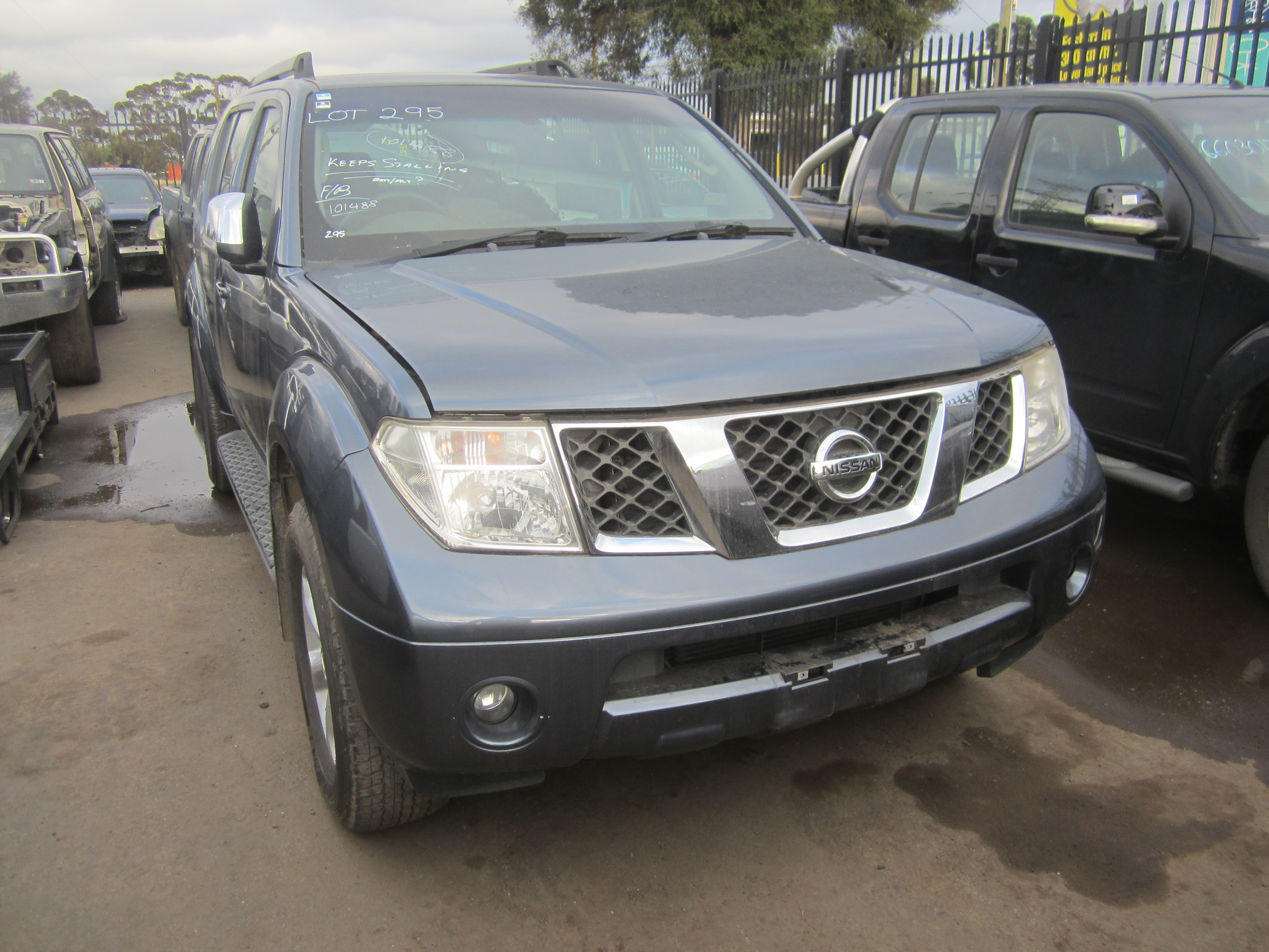 NISSAN PATHFINDER R51 ST-L YD25 DIESEL GREY 2008 WRECKING