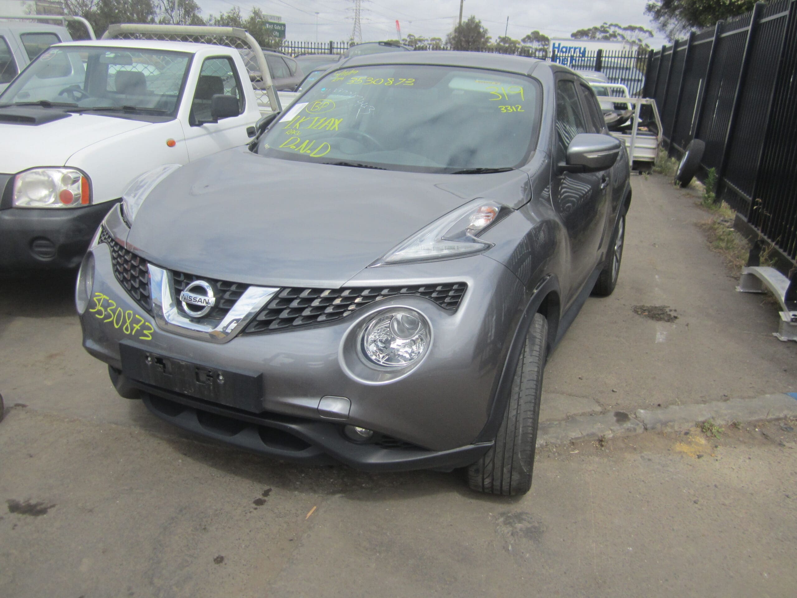 NISSAN JUKE F15 ST GREY 2015 WRECKING