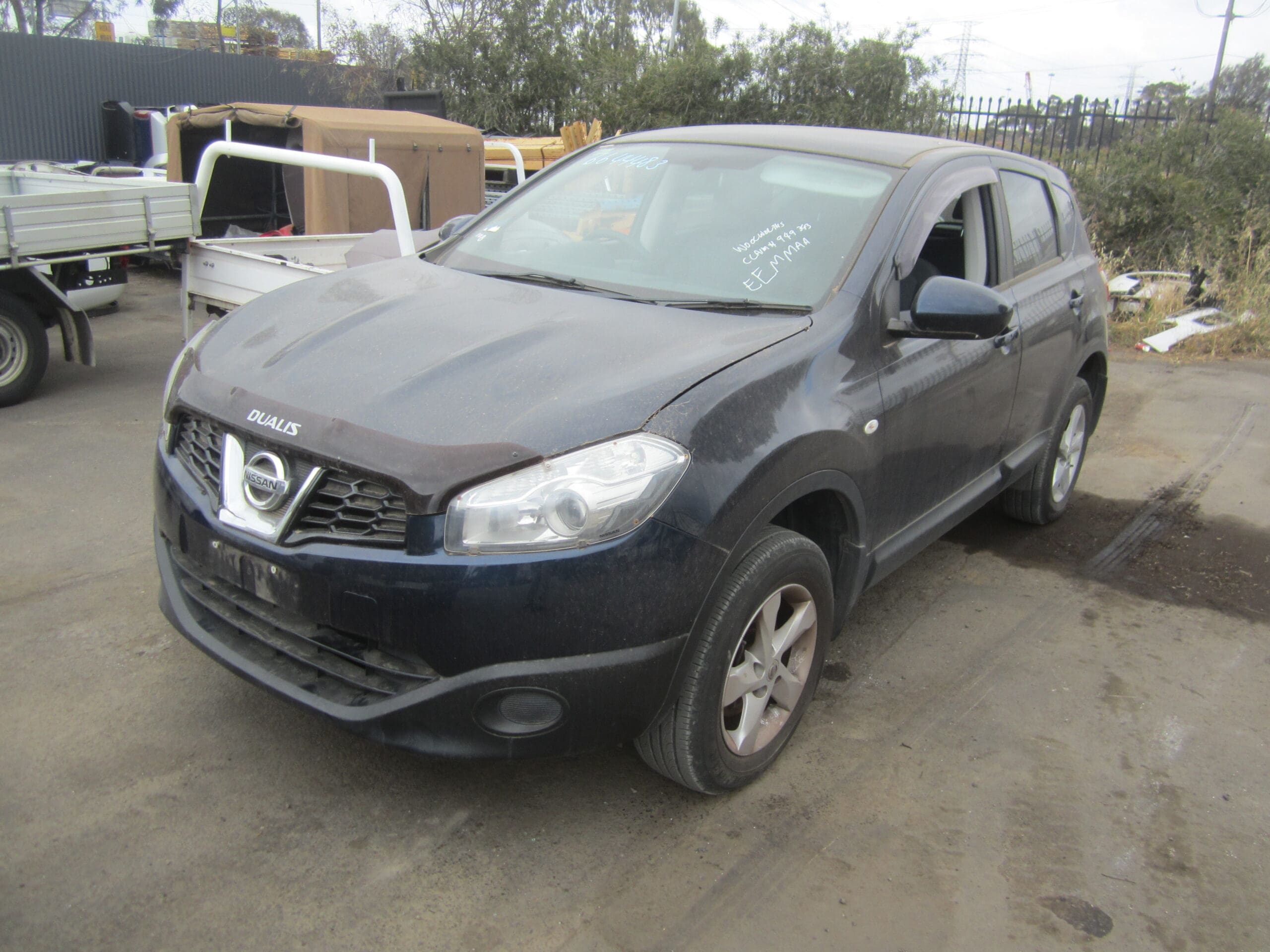 NISSAN DUALIS J10 ST 2.0L BLACK 2012 WRECKING