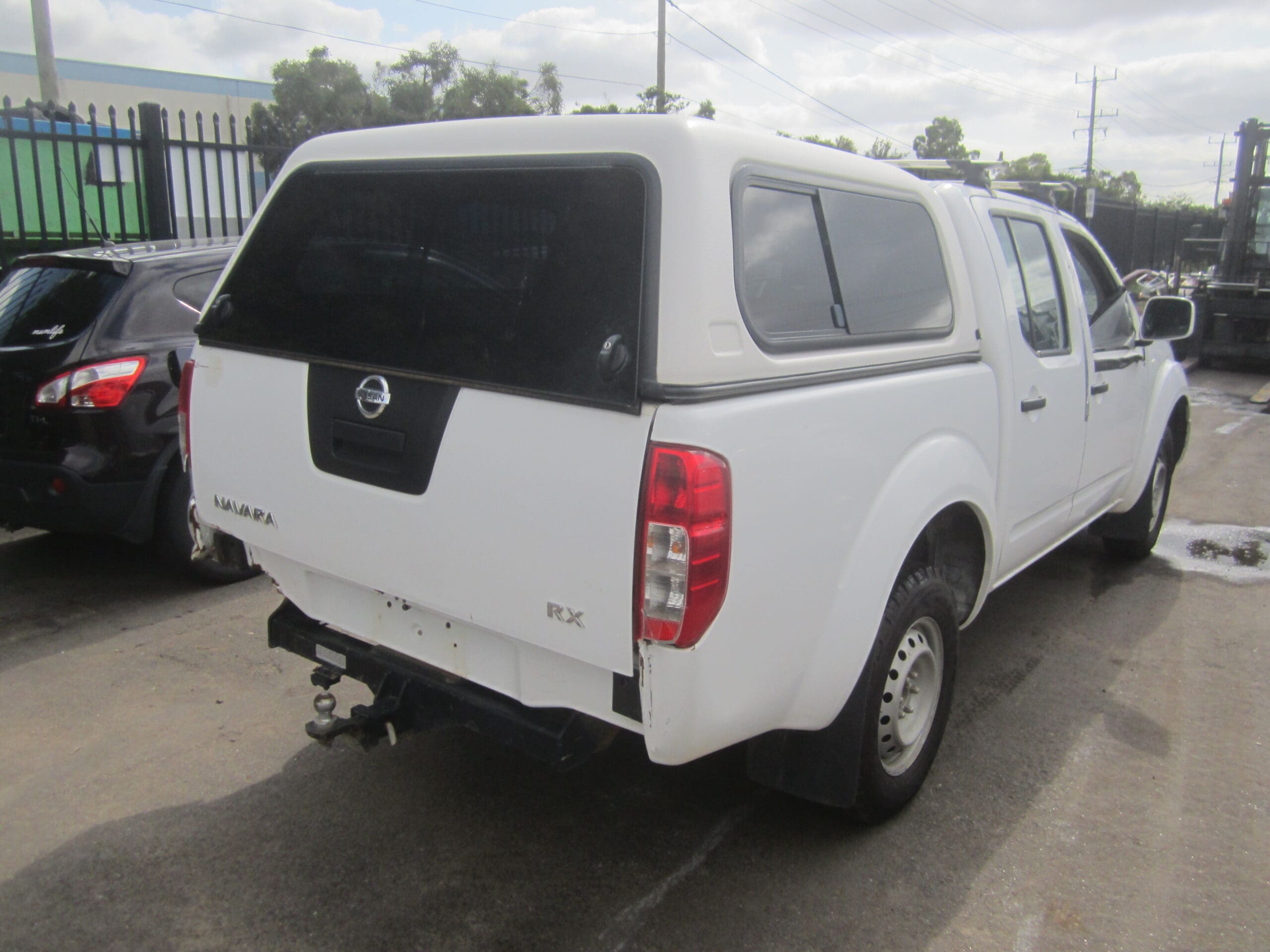 NISSAN NAVARA D40 MNT RX DUALCAB YD25 DIESEL WHITE 2009 WRECKING