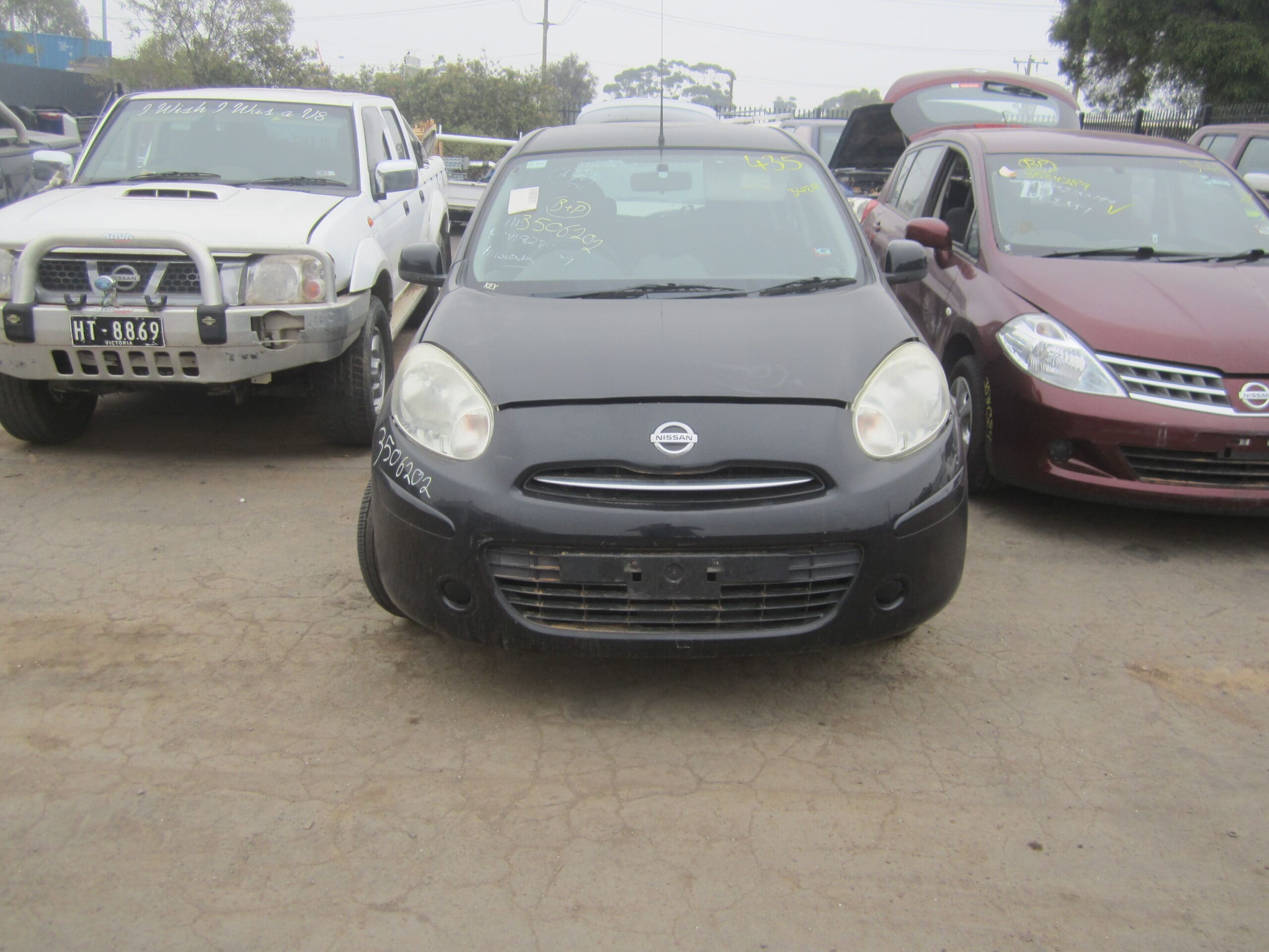 NISSAN MICRA K13  ST-L 1.2 BLACK 2012 WRECKING