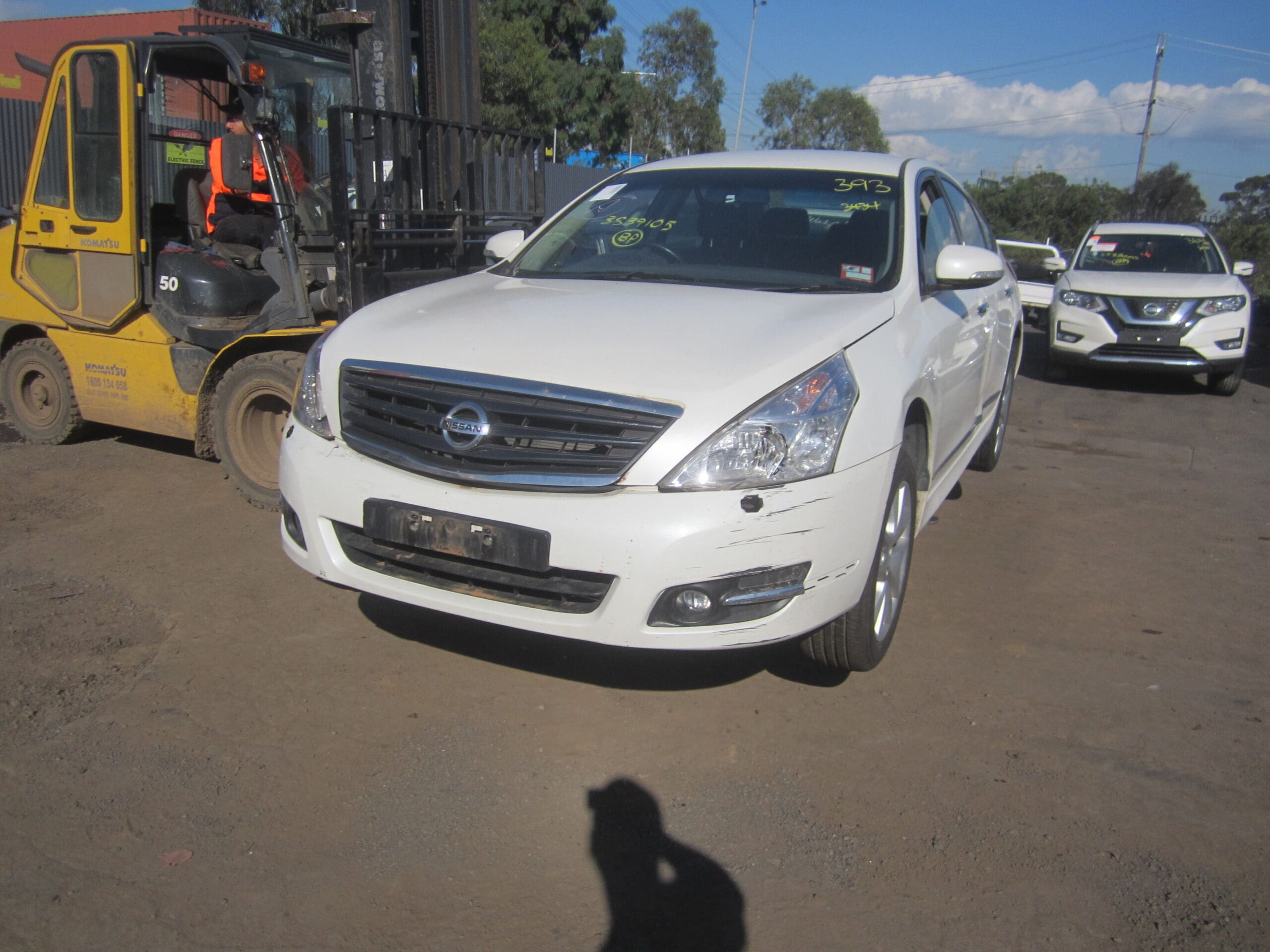 NISSAN MAXIMA J32 250 ST-L WHITE 2011 WRECKING