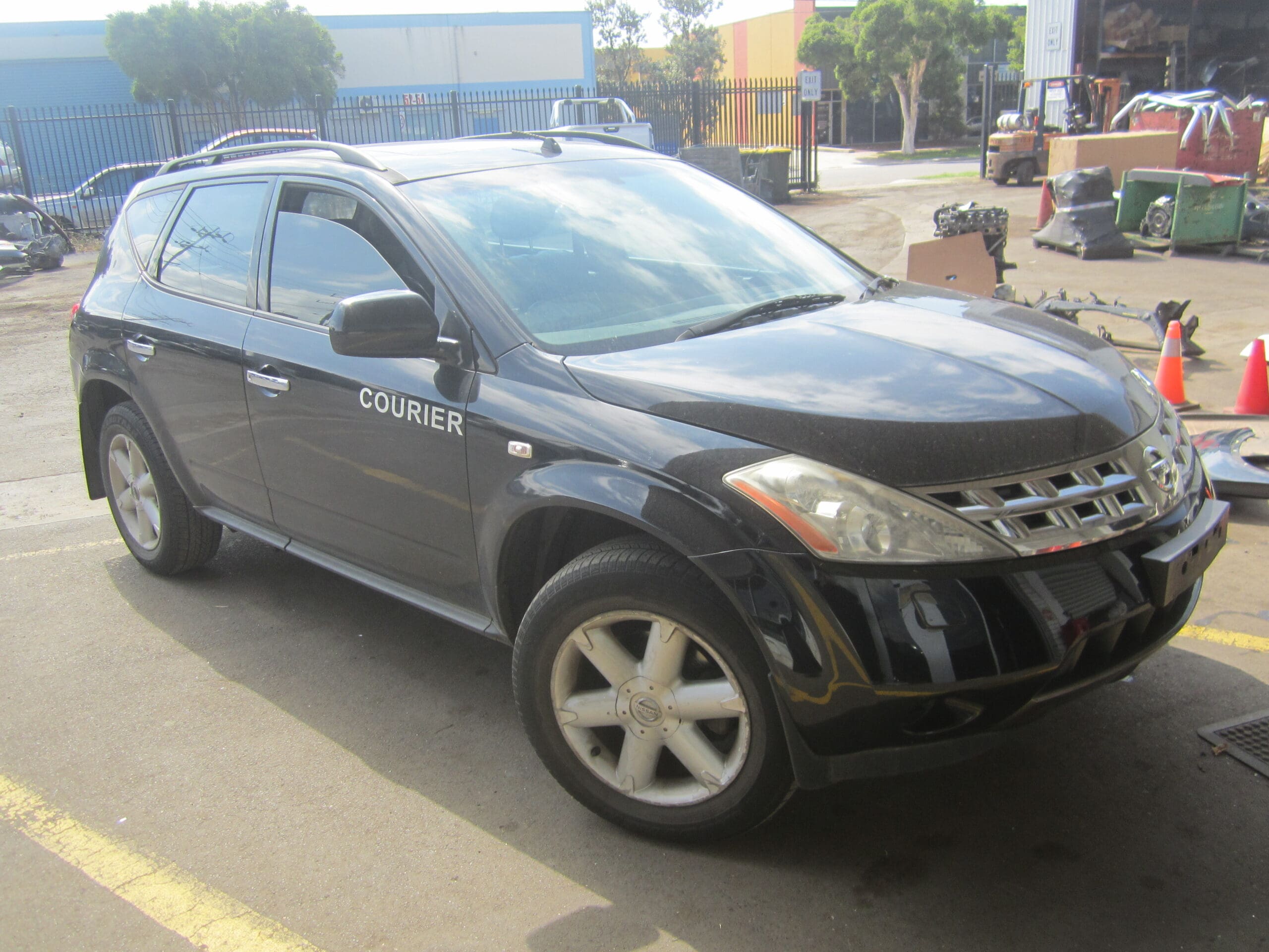 NISSAN MURANO Z50 Ti VQ35 V6 AWD AUTO BLACK 2008 WRECKING