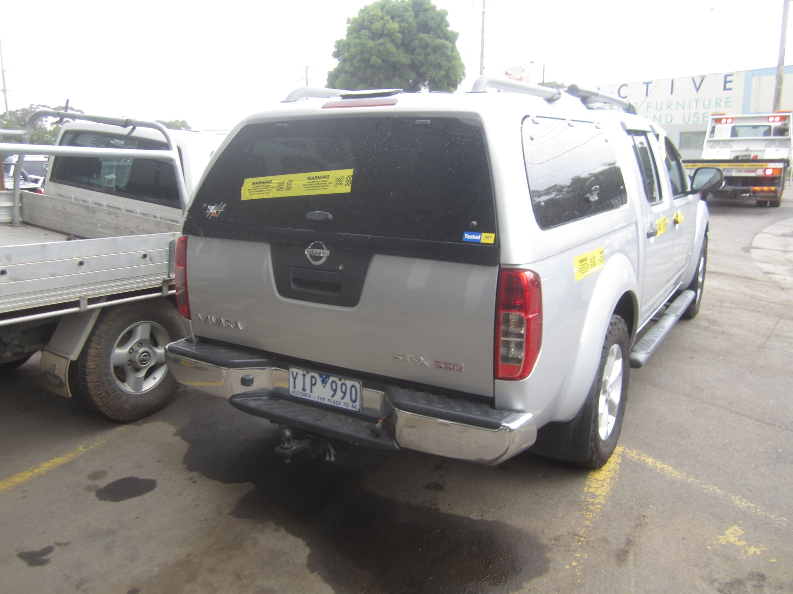 NISSAN NAVARA D40 SPAIN ST-X 550 V9X V6 DIESEL SILVER CANOPY 2013 WRECKING