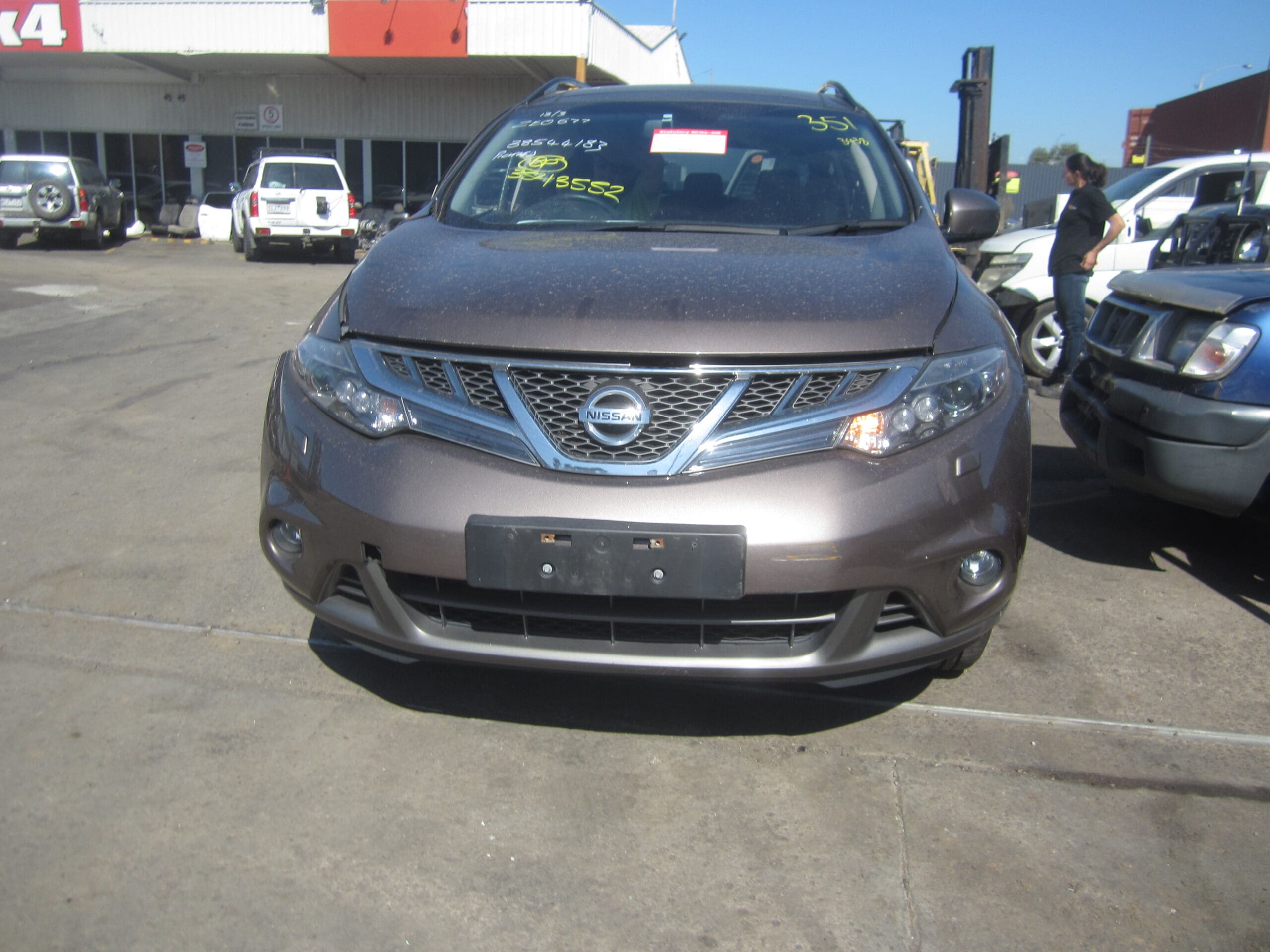 NISSAN MURANO Z51 S2 VQ35 AWD AUTO GREY 2012 WRECKING